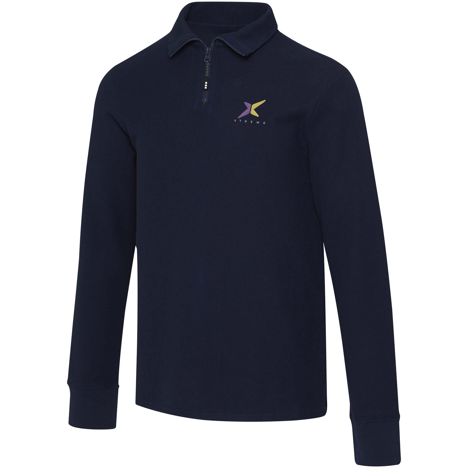 Apollo Langarm Poloshirt Unisex mit Reißverschluss