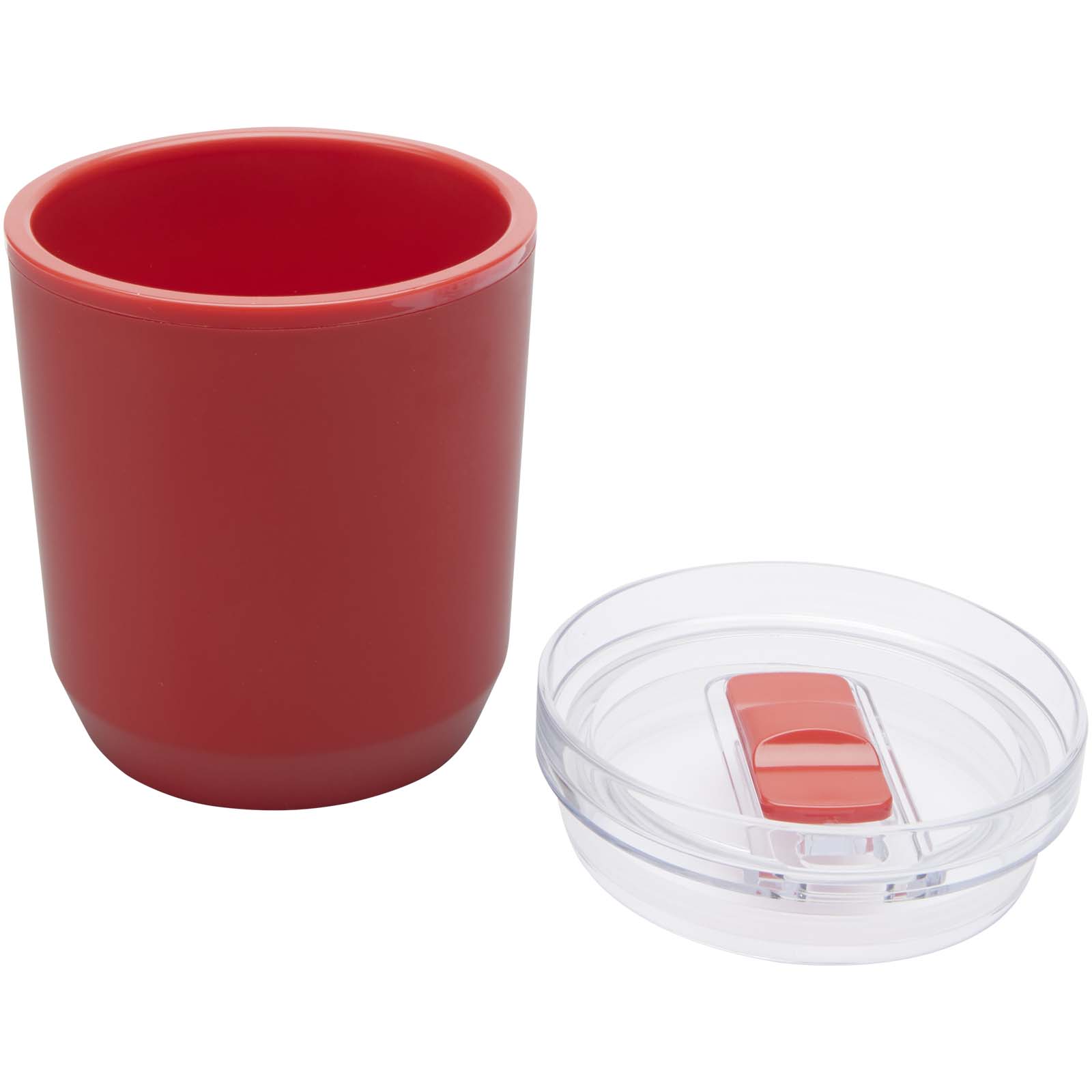 Hudson 180 ml doppelwandiger Becher aus recyceltem Kunststoff