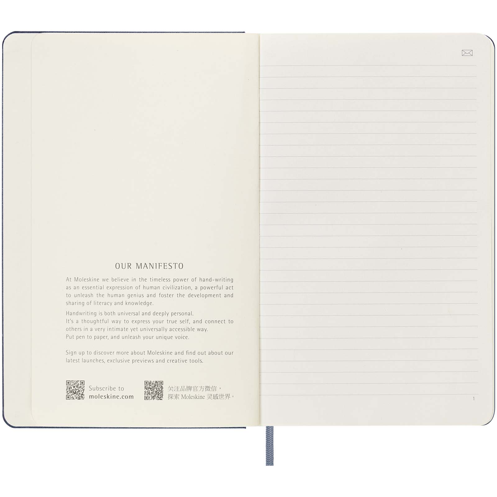 Moleskine Large Smart Notizbuch – liniert