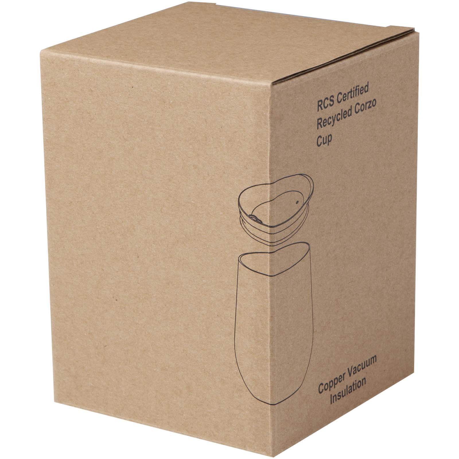 Corzo 350 ml RCS-zertifizierter Kupfer-Vakuum Isolierbecher aus recyceltem Edelstahl