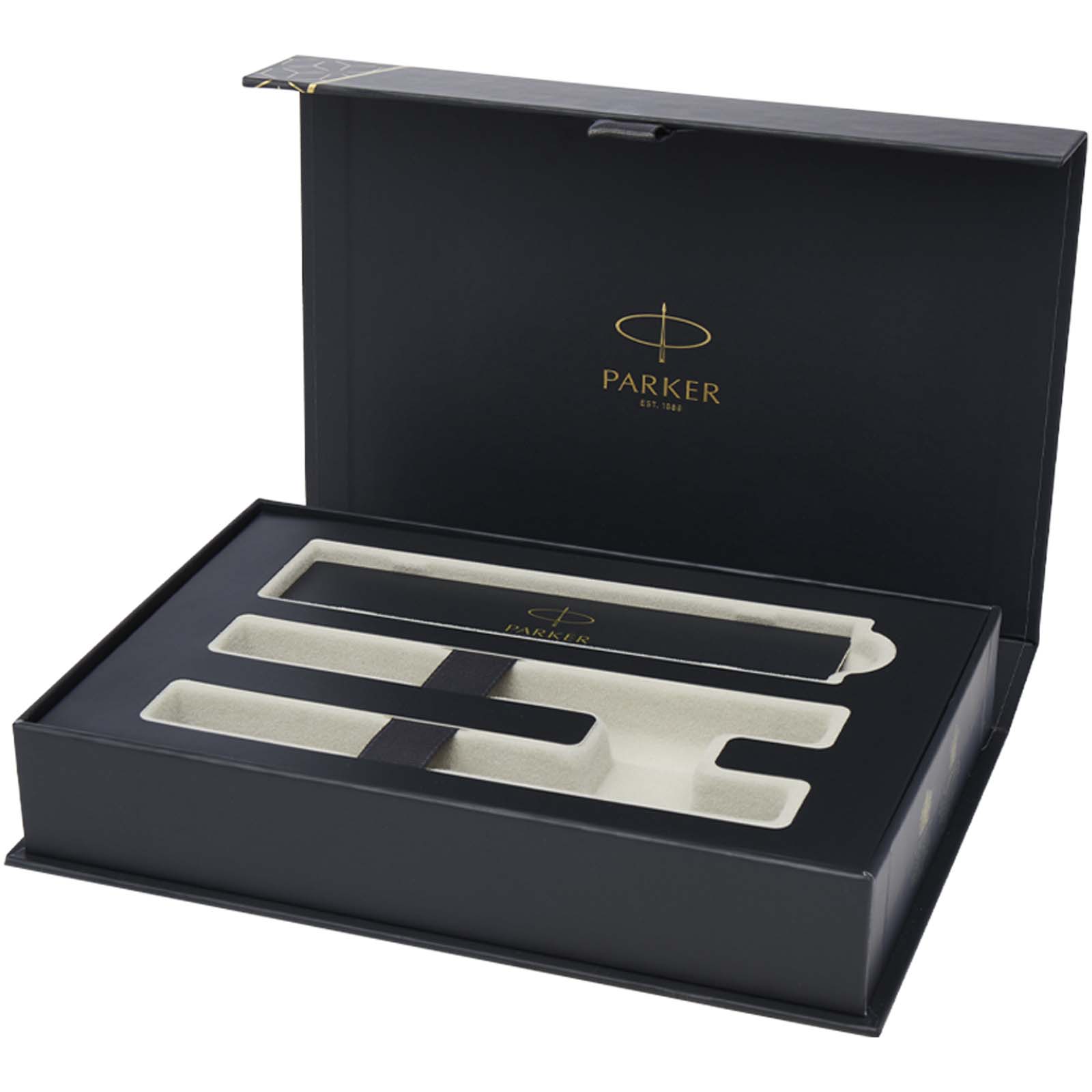 Parker IM Essentials Rollerball und Kugelschreiber Set – silber