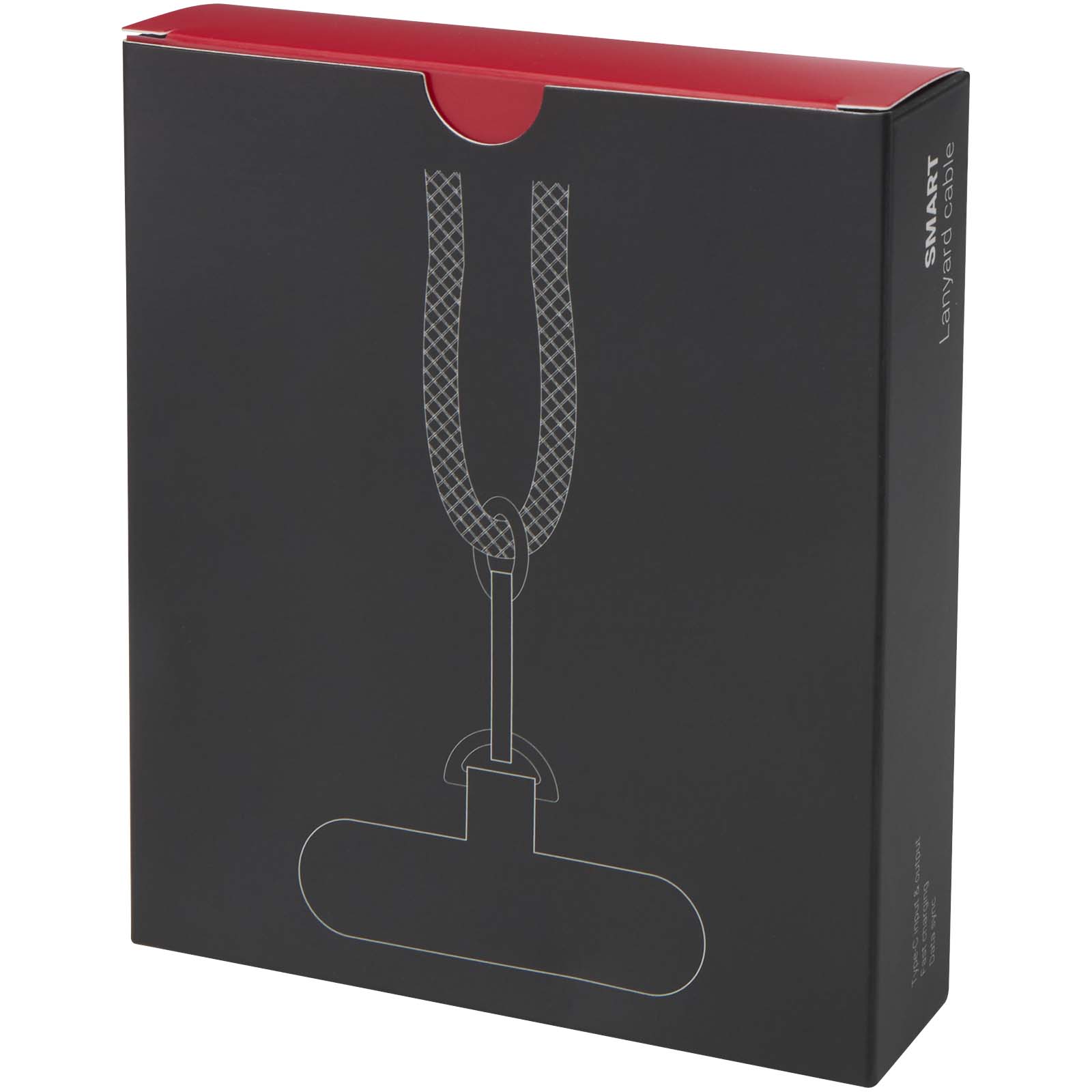 SMART 65W RPET Ladekabel mit Lanyard