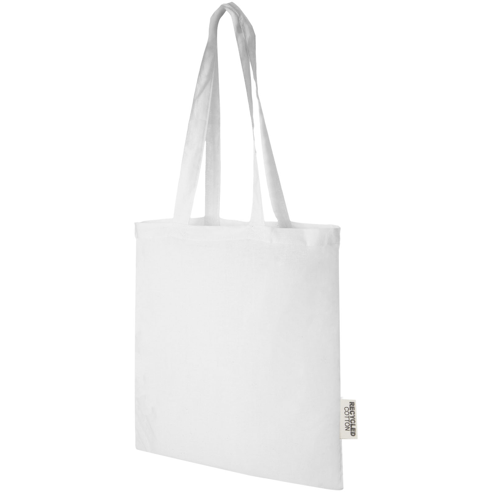 Madras 140 g/m² Baumwoll Tragetasche aus GRS recycelter Baumwolle, 7L Madras 140 g/m² Baumwoll Tragetasche aus GRS recycelter Baumwolle, 7L