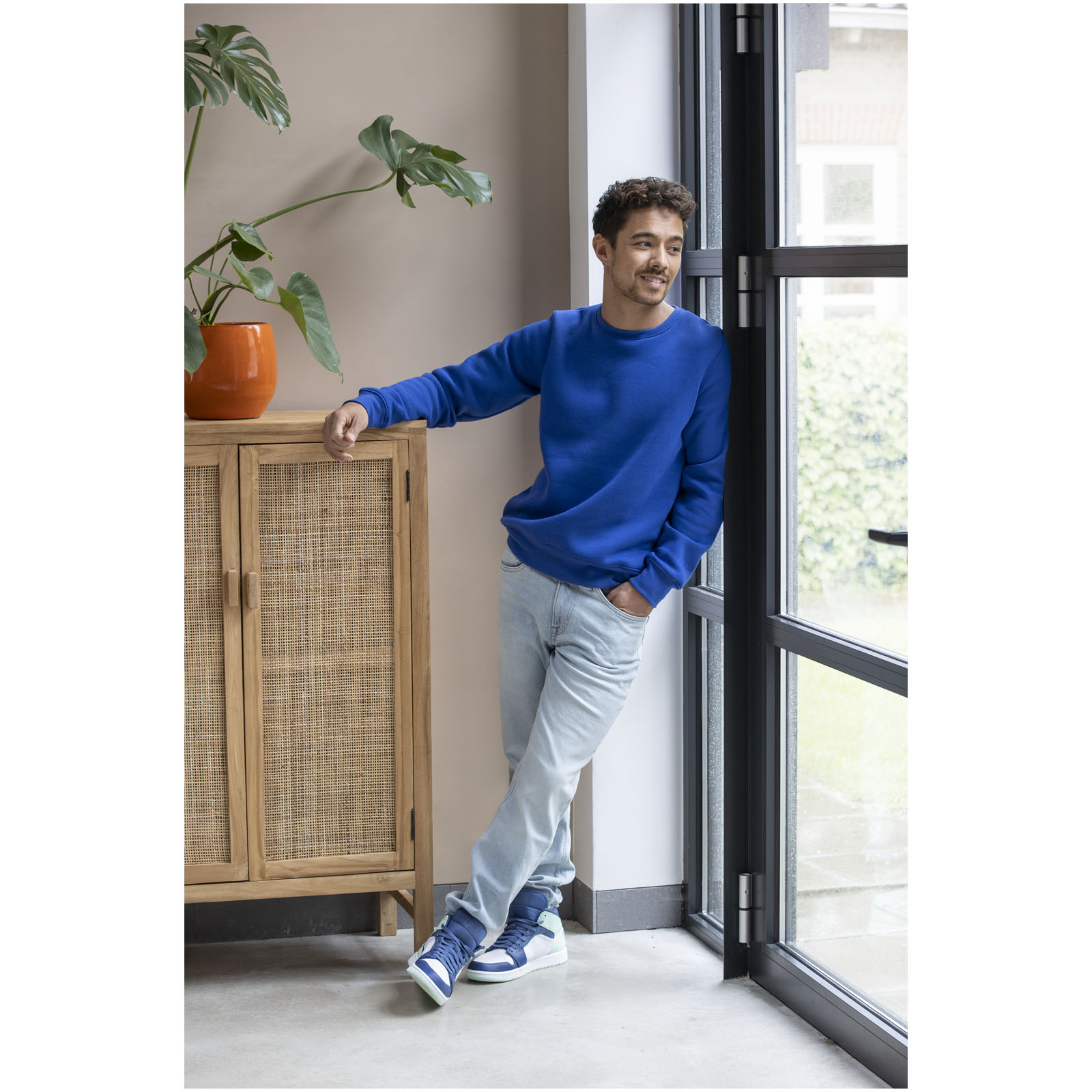 Charon 240 g/m² Herrenpullover mit Rundhalsausschnitt