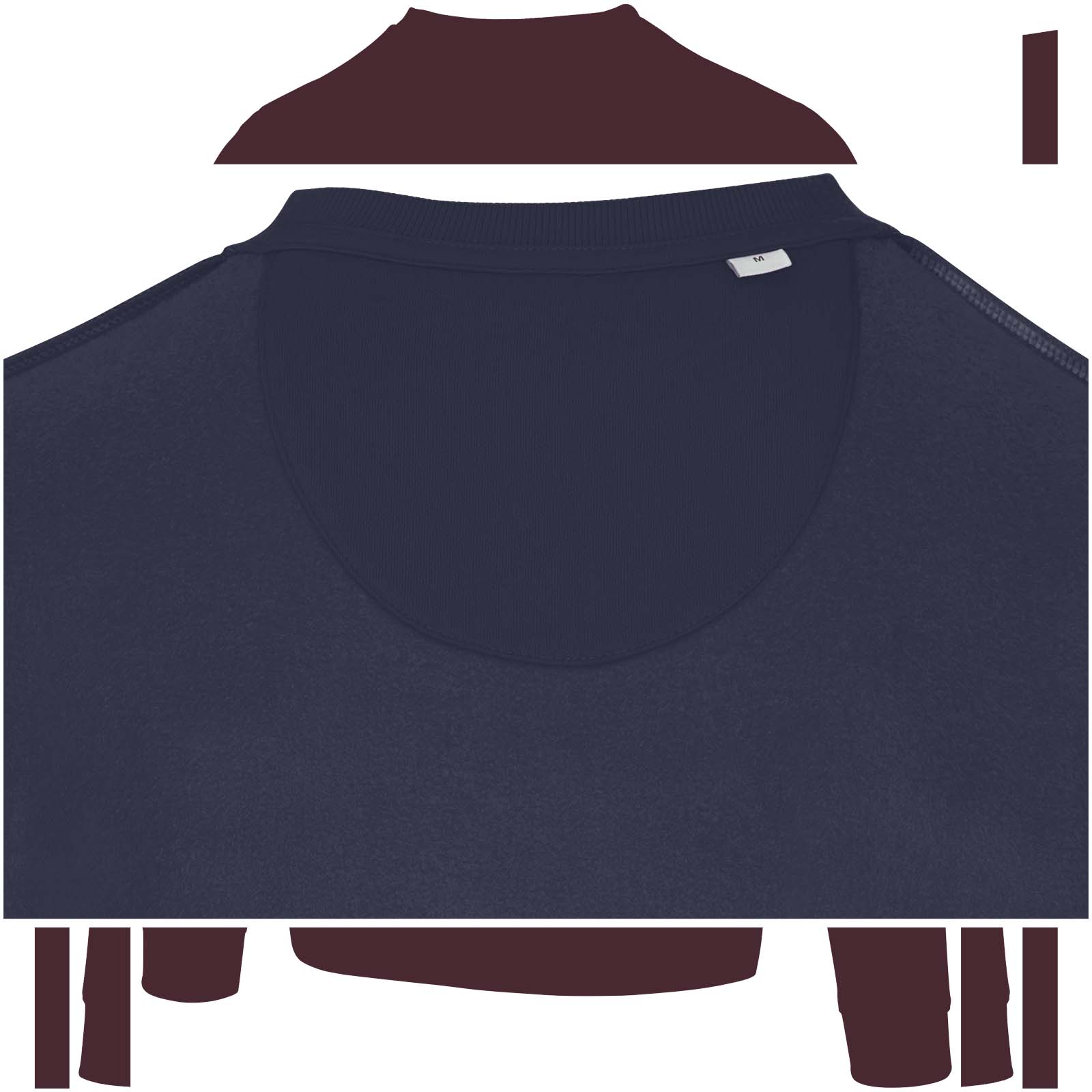 Jasper 280 g/m² Pullover mit Rundhalsausschnitt aus recycelter Bio Baumwolle (OCS), unisex