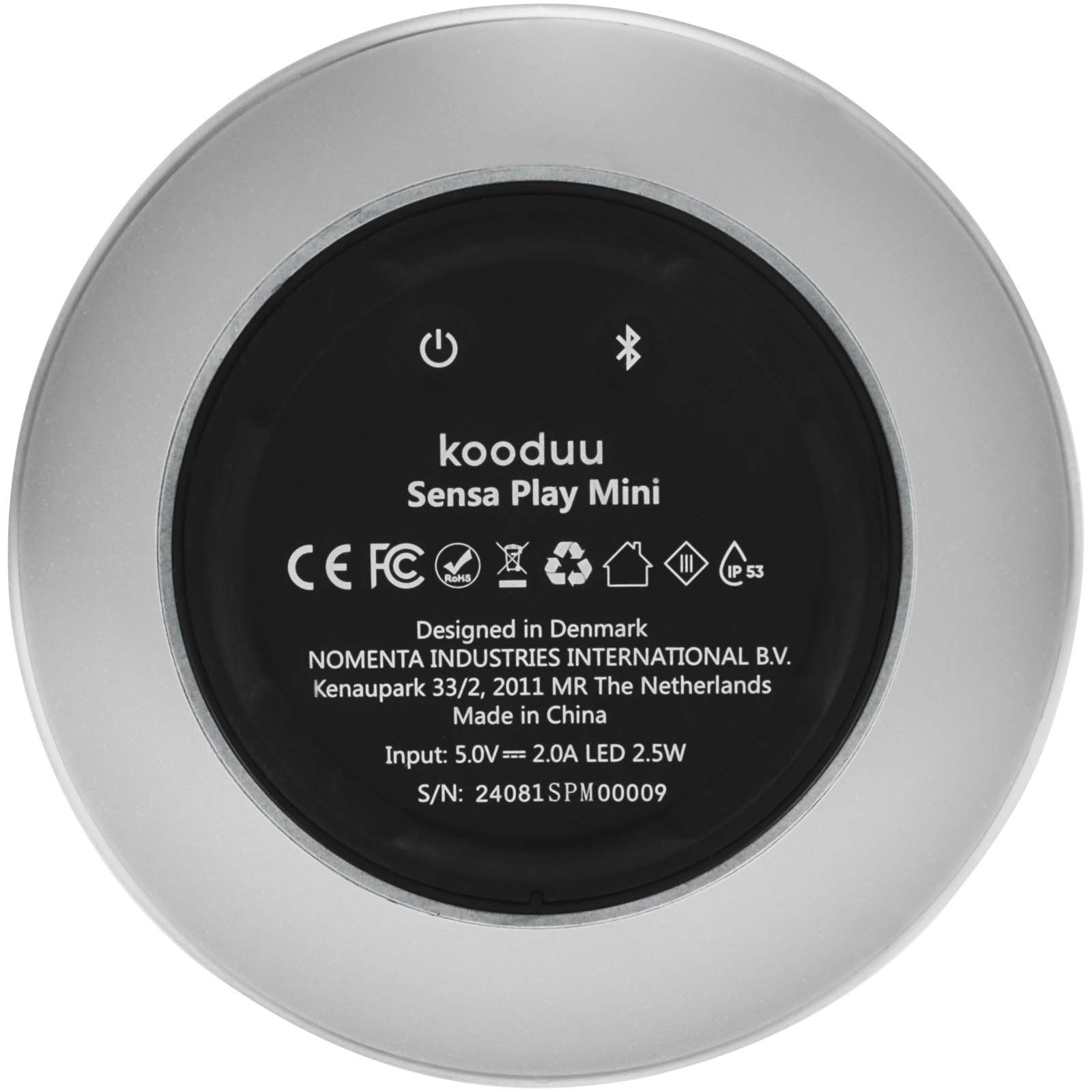 Kooduu Sensa Play Mini Tragbarer JBL Lautsprecher mit Leuchte