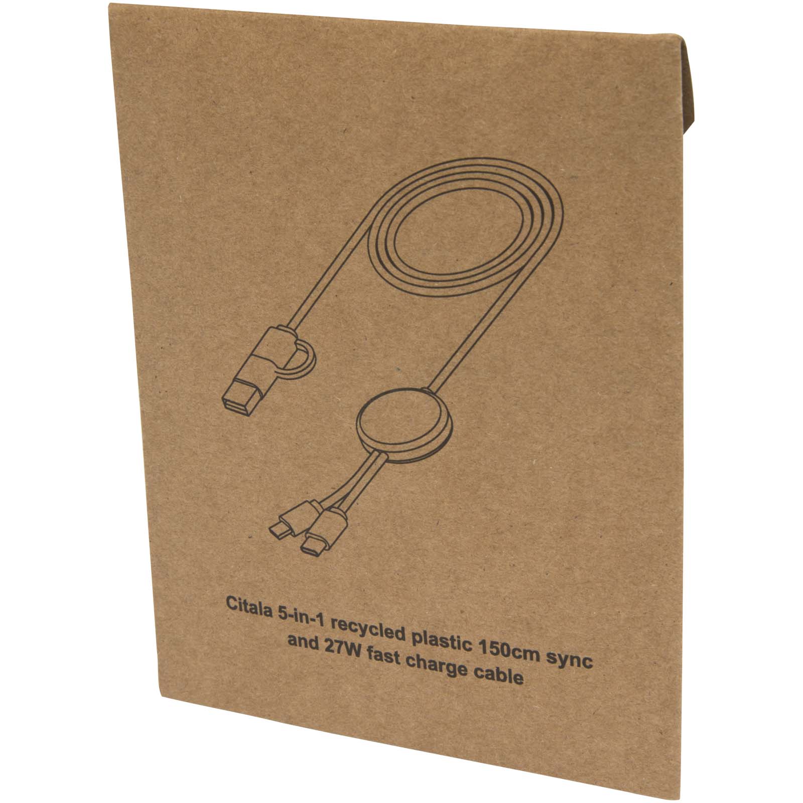 Citala 150 cm 5-in-1 Kabel aus recyceltem Kunststoff für Datenübertragung und 27W Schnellladung