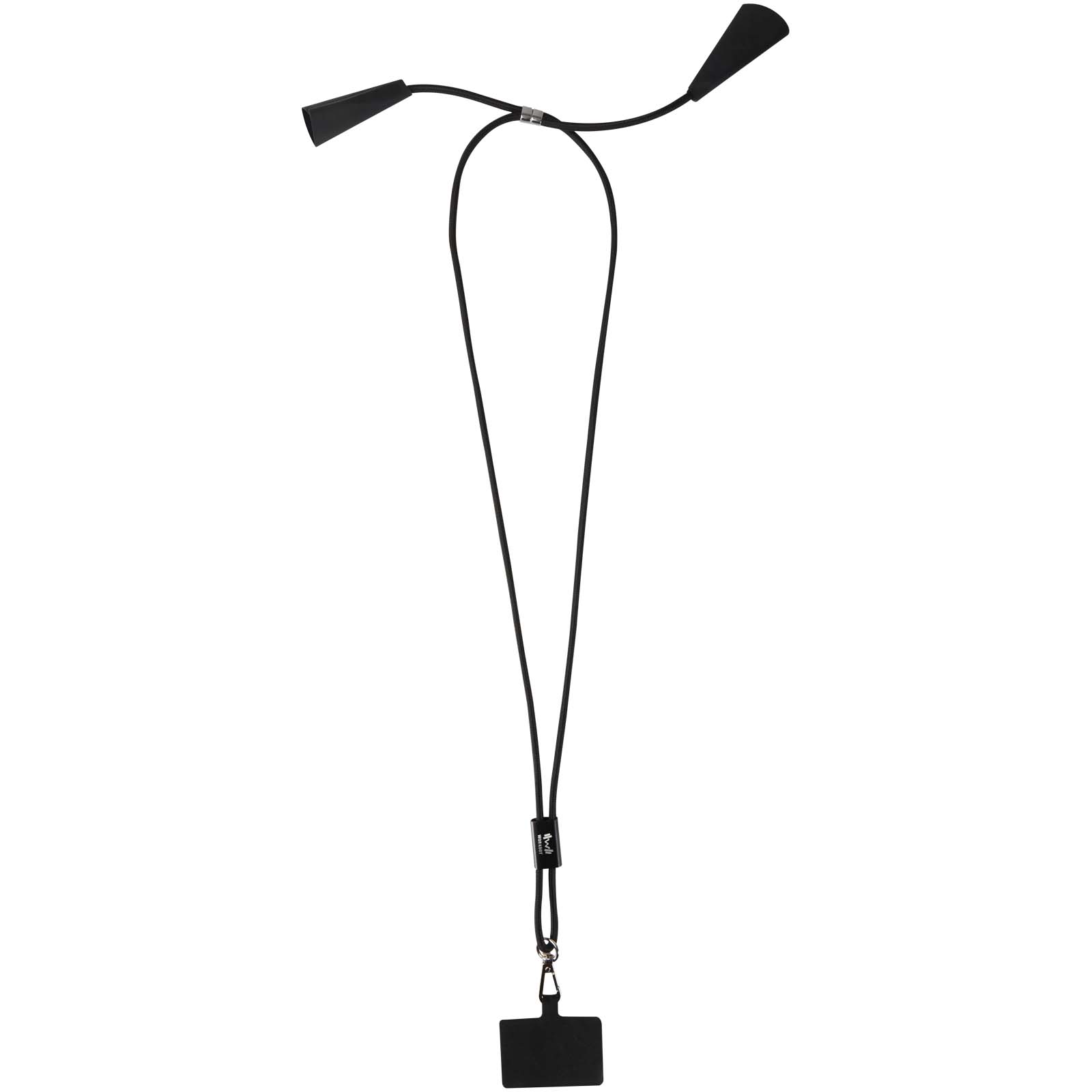 Funi 5 in 1 Lanyard Kabel aus recyceltem Kunststoff für Smartphones mit integrierter Datensynchronisierung und 100 W Schnelll
