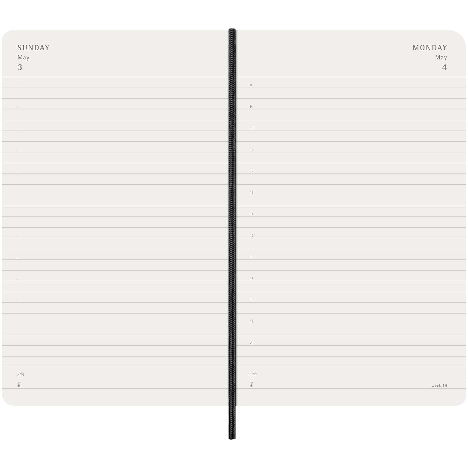 Moleskine Softcover 12 Monate Tageskalender