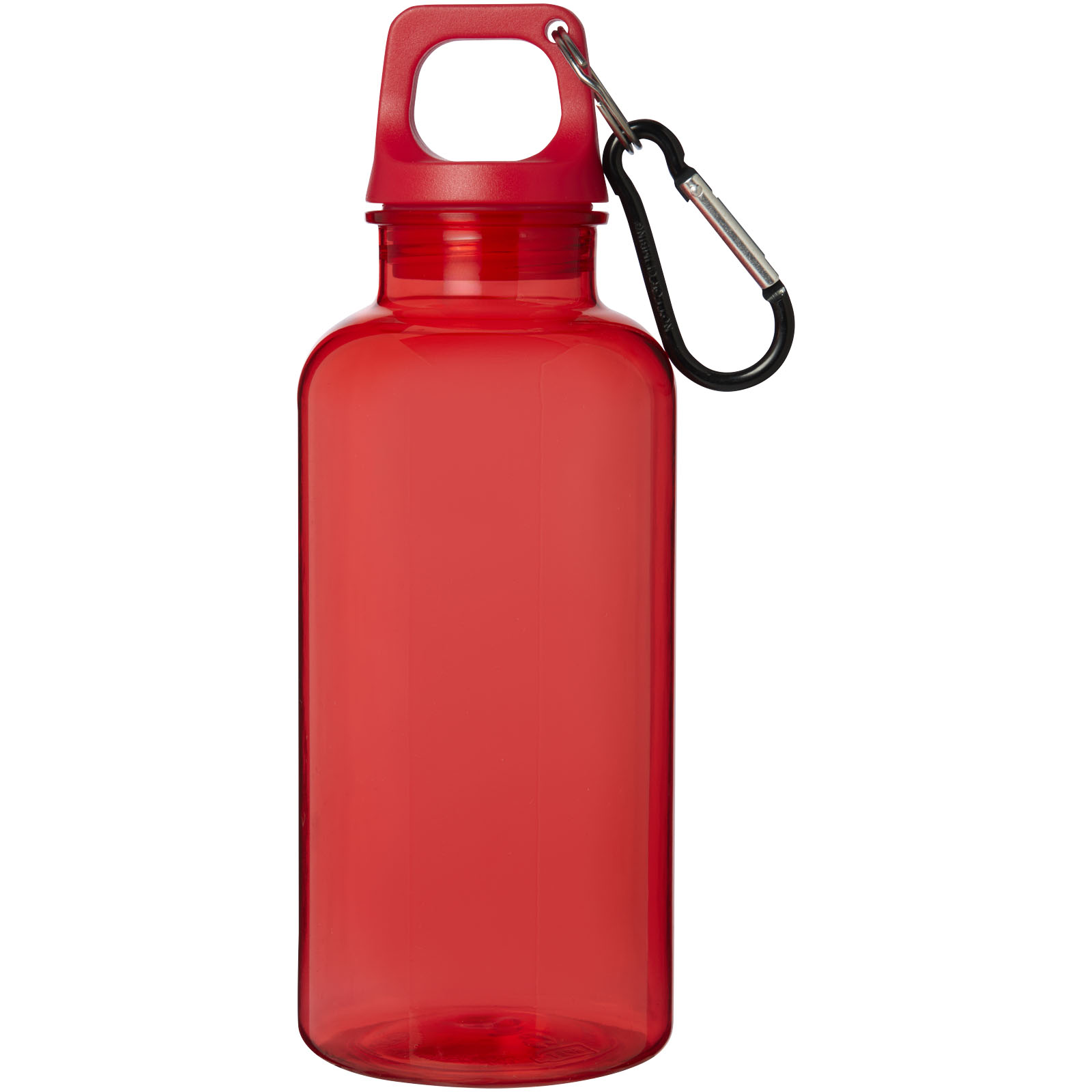 Oregon 400 ml RCS-zertifizierte Trinkflasche aus recyceltem Kunststoff mit Karabiner 