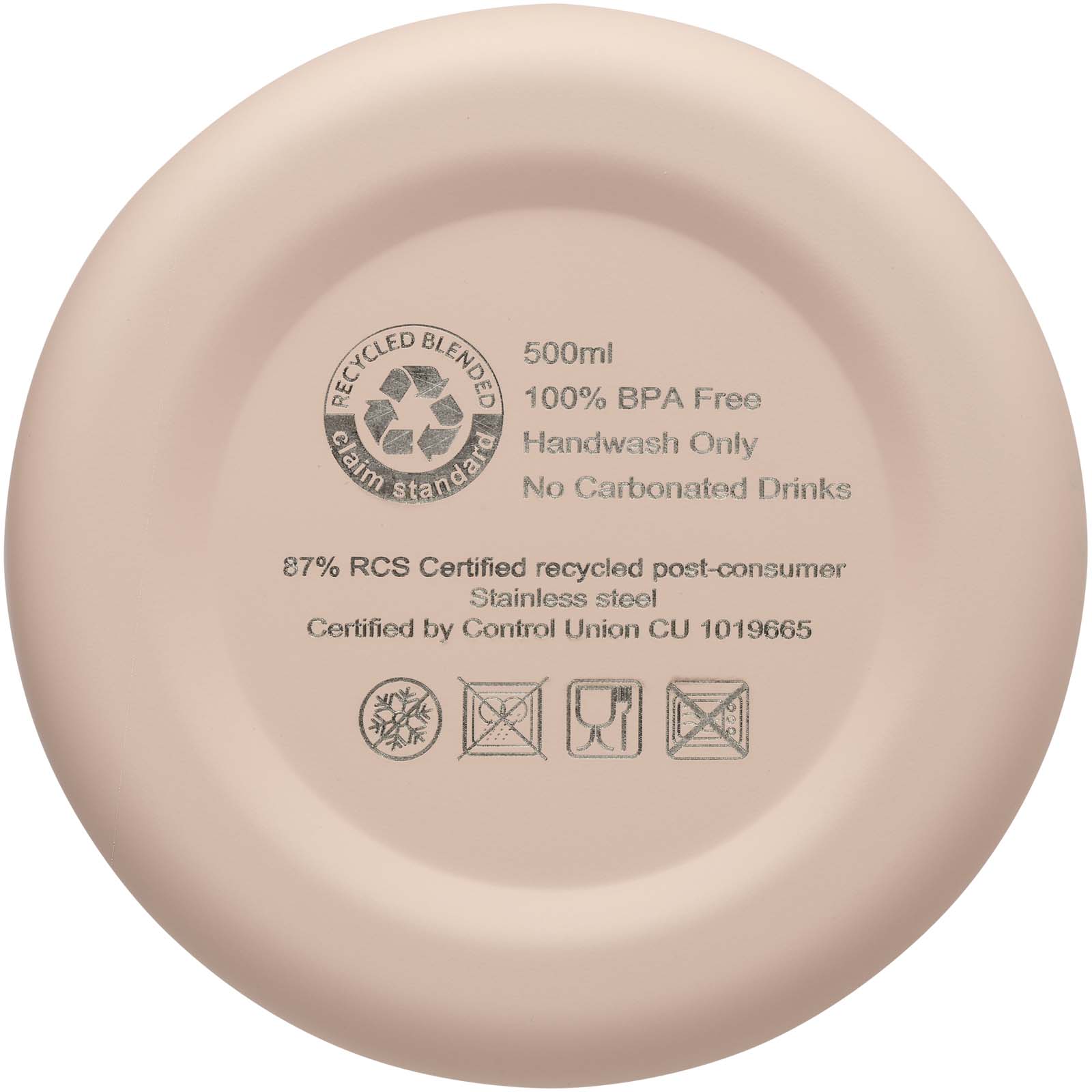 Spring 500 ml RCS-zertifizierte Kupfer-Vakuum Isolierflasche aus recyceltem Edelstahl