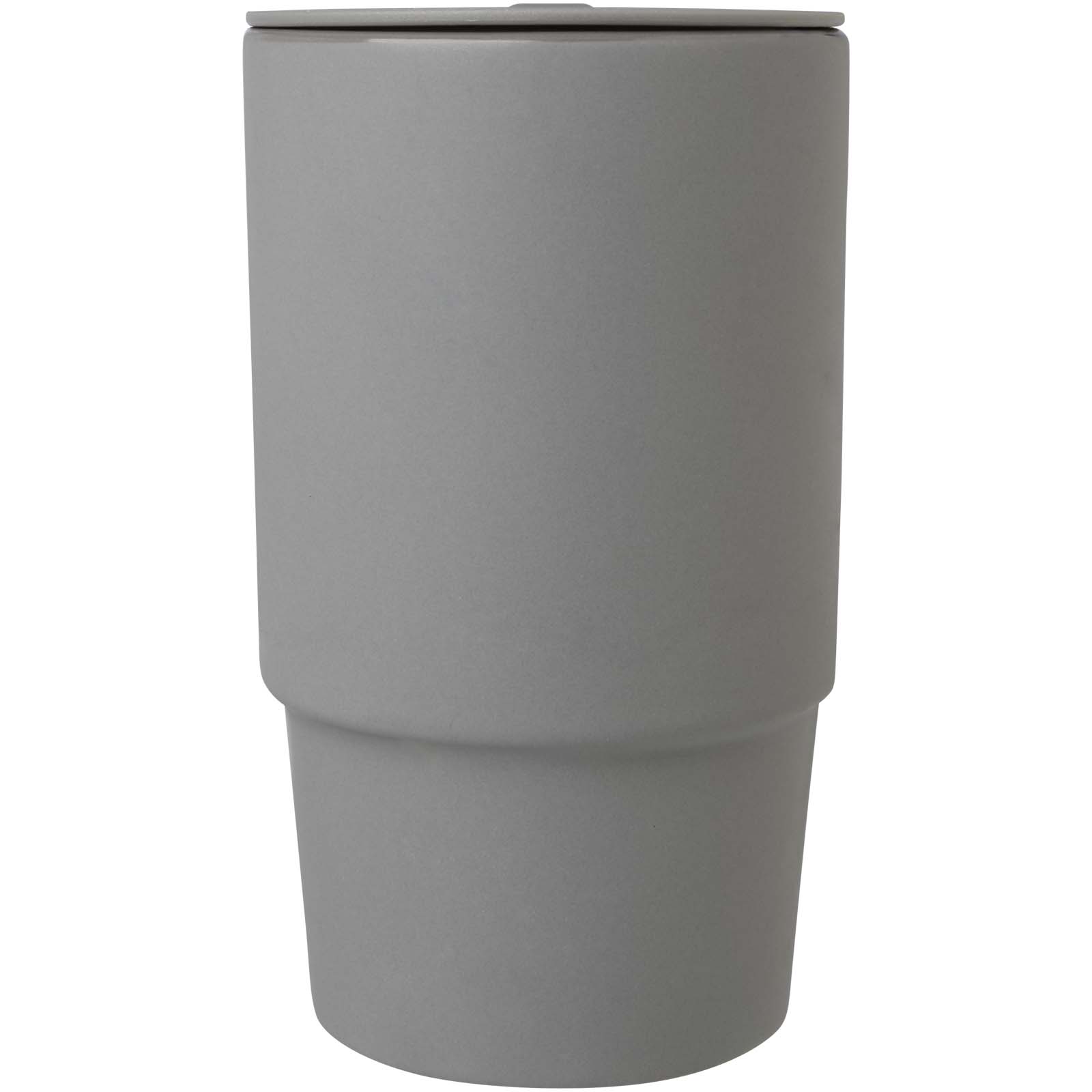 Carter 450 ml Keramiktasse mit Kunststoffdeckel
