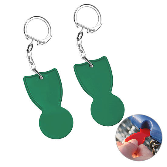 Einkaufswagenlöser in 1€ Größe