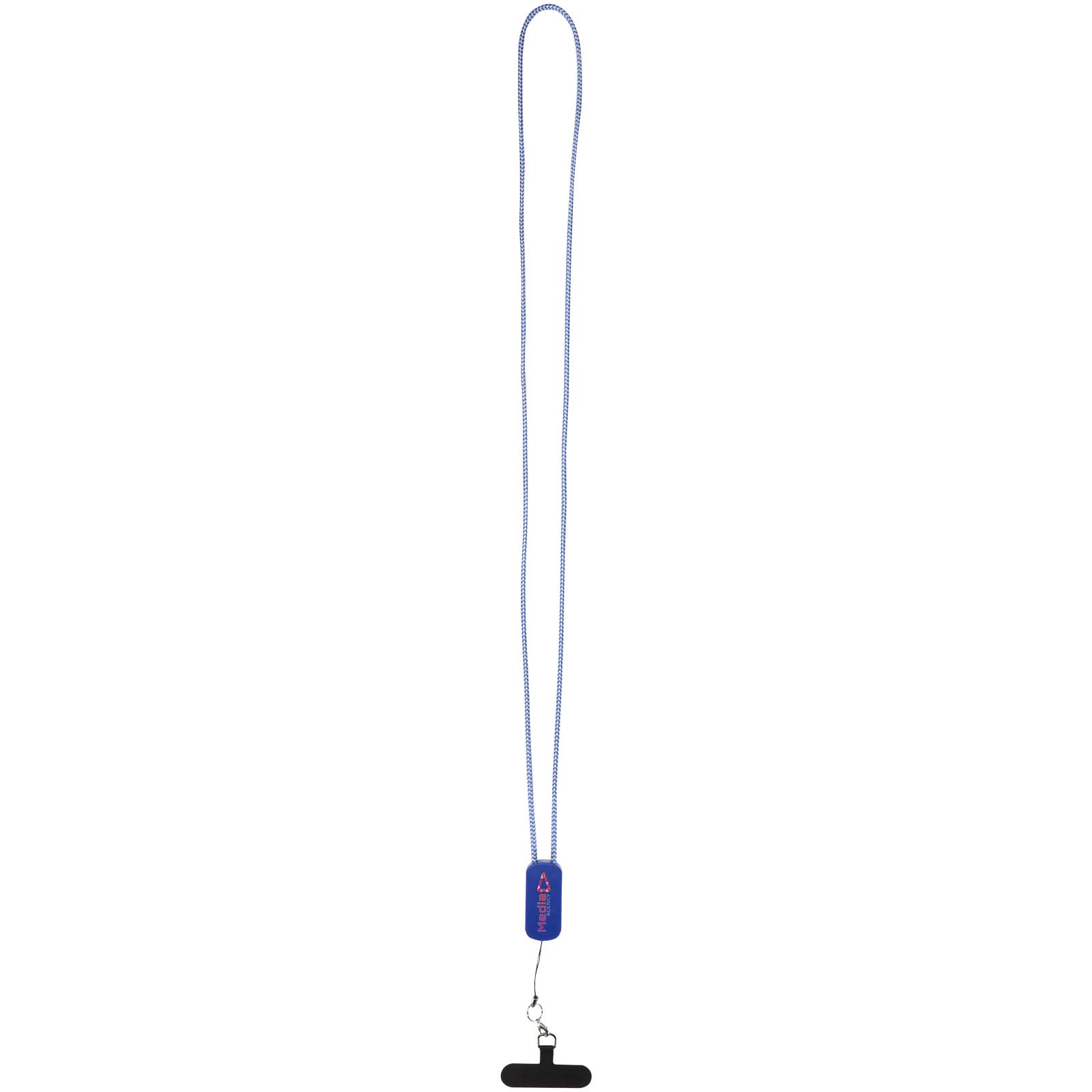 Anser Smartphone Lanyard aus recyceltem Kunststoff mit 27 W 5-in-1 integriertem Kabel