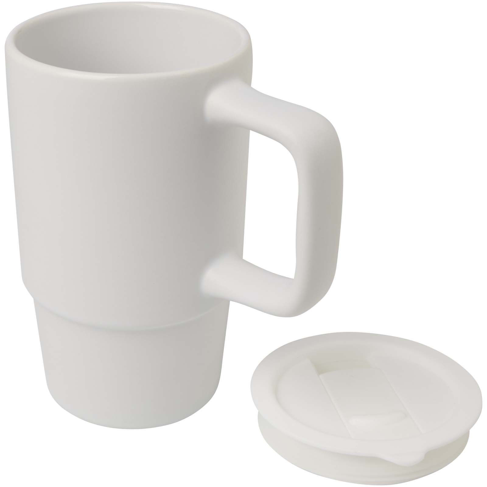 Carter 450 ml Keramiktasse mit Kunststoffdeckel