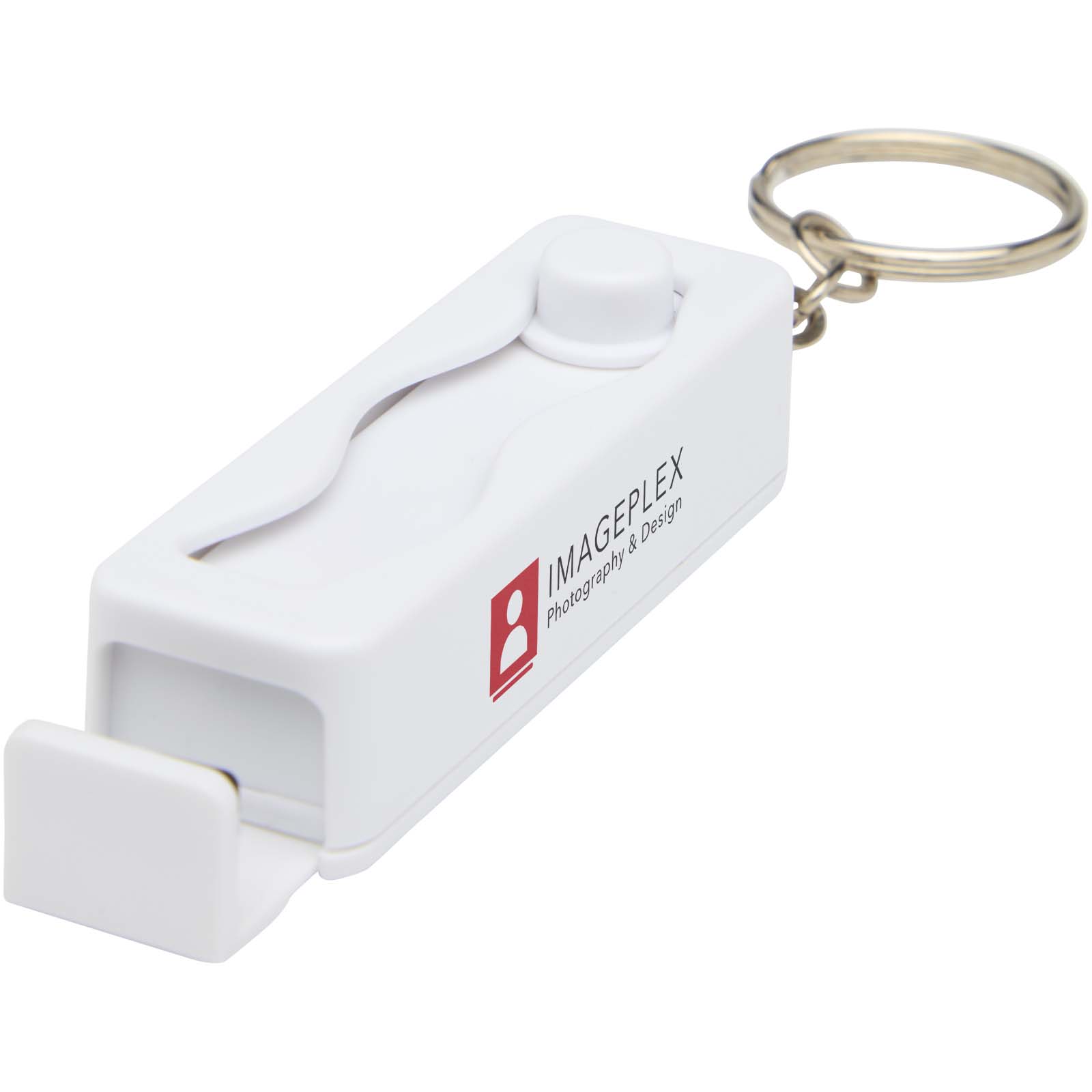 Aggia Telefonladestation aus recyceltem Kunststoff mit Fidget-Toy