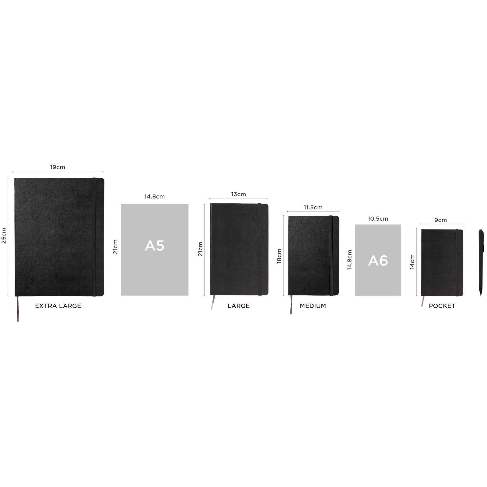 Moleskine Classic Hardcover Notizbuch M – liniert