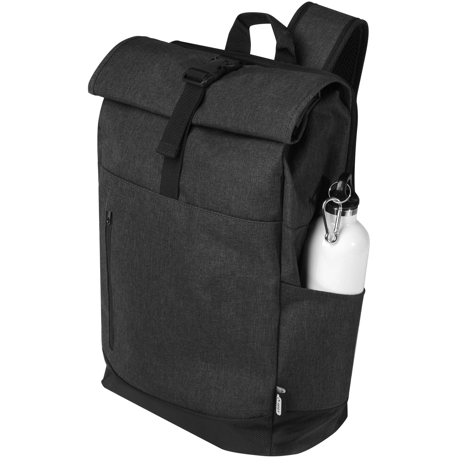 Libra 15,6" GRS recycelter Rolltop Laptop-Rucksack 12L