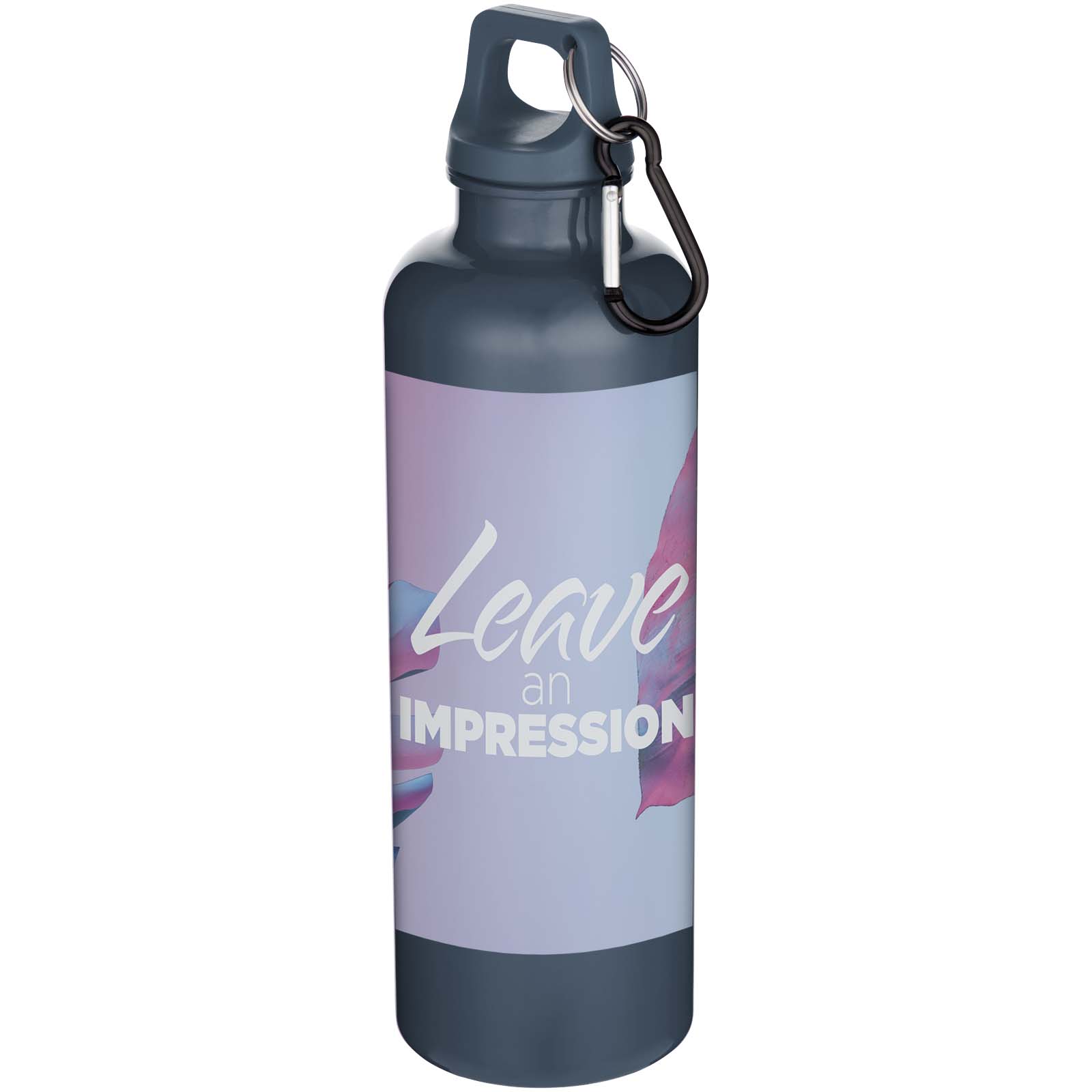 Oregon 750 ml einfarbige RS-zertifizierte Wasserflasche aus recyceltem Kunststoff mit Karabinerhaken  
