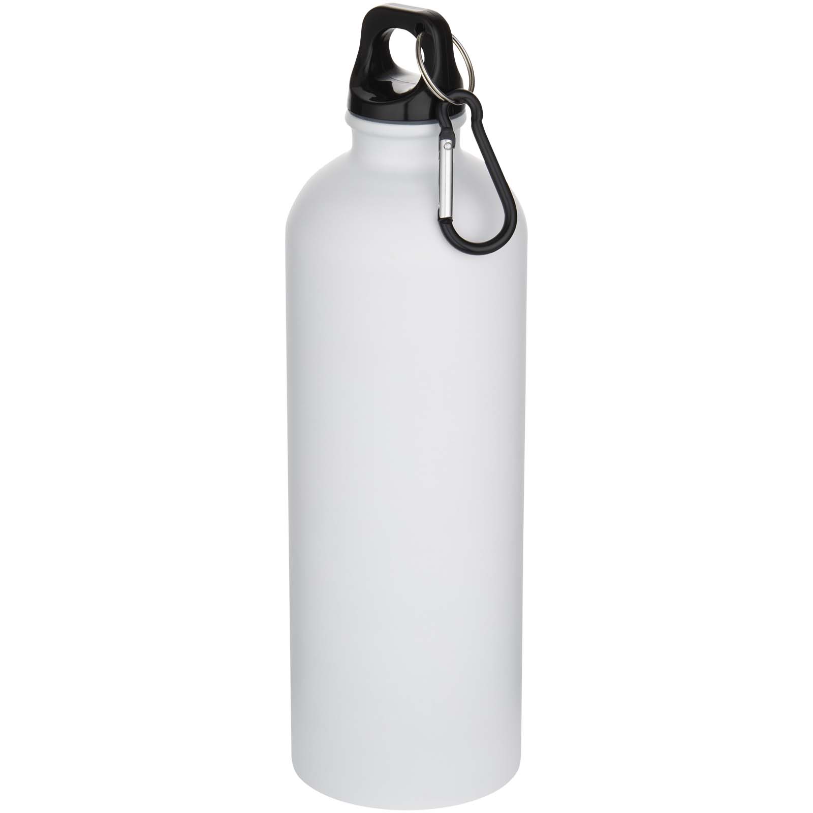 Oregon 750 ml matte RCS-zertifizierte, einwandige Trinkflasche aus recyceltem Edelstahl mit Karabinerhaken Oregon 750 ml matte RCS-zertifizierte, einwandige Trinkflasche aus recyceltem Edelstahl mit Karabinerhaken
