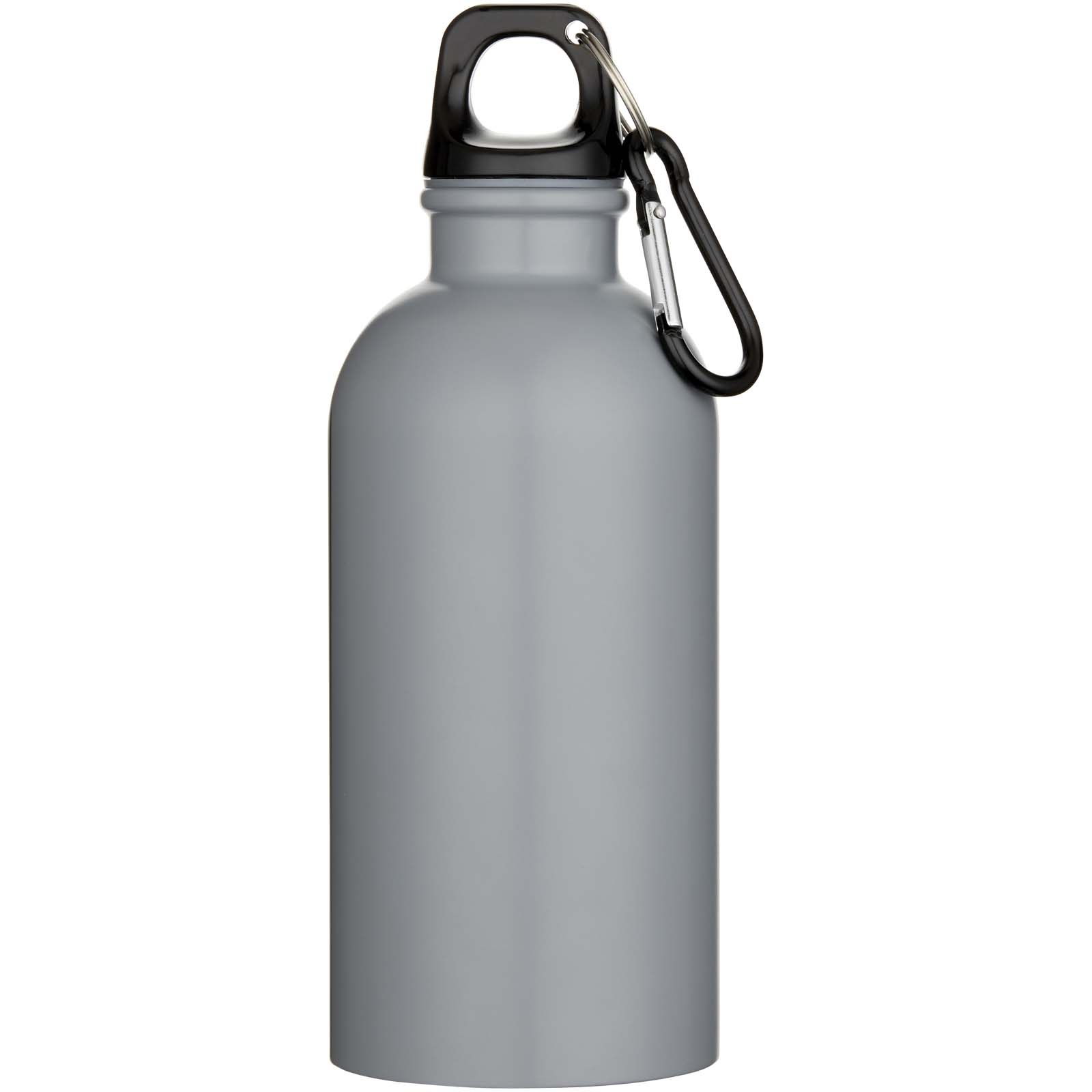 Oregon 400 ml matte RCS-zertifizierte einwandige Trinkflasche aus recyceltem Edelstahl mit Karabinerhaken