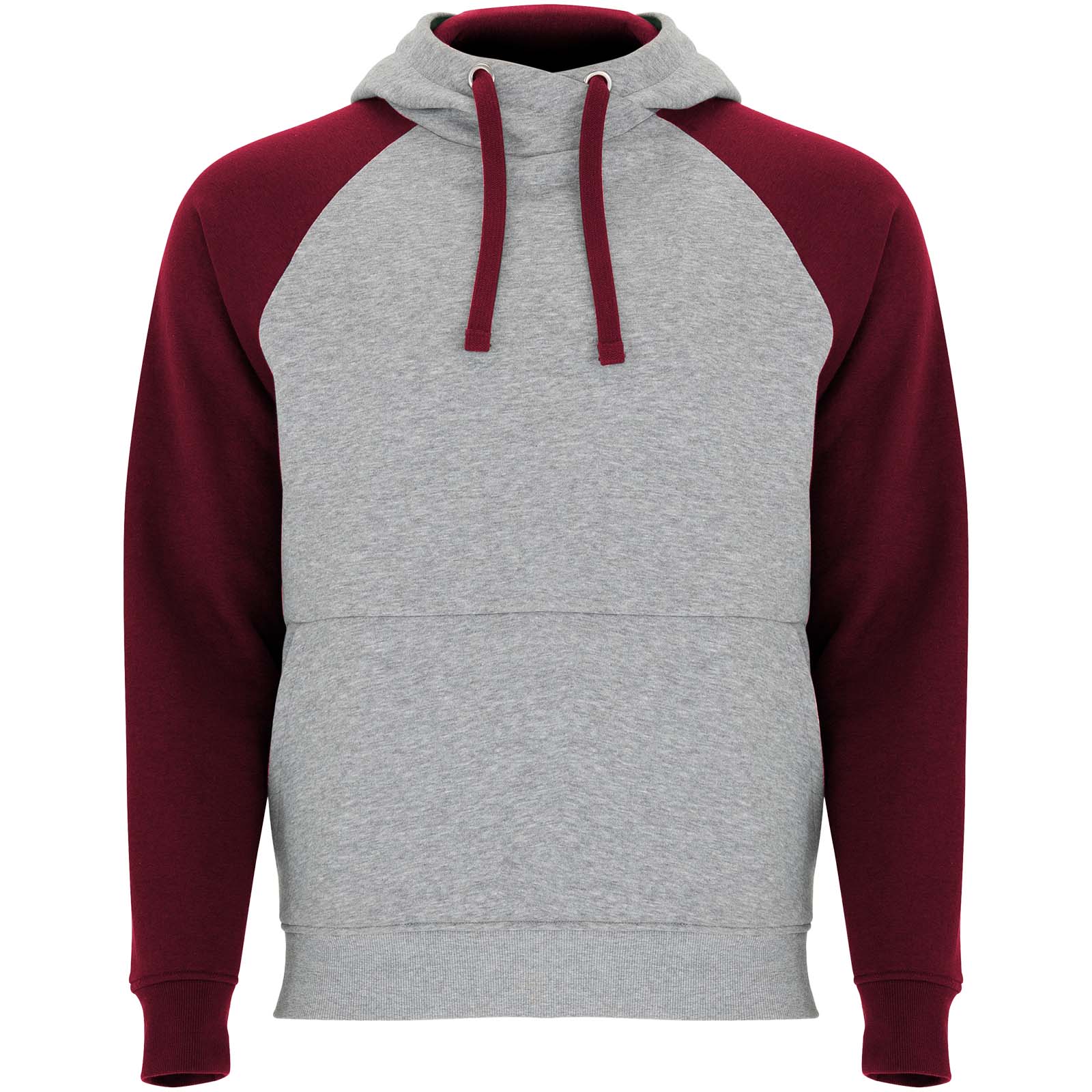 Heather grau / Granatrot