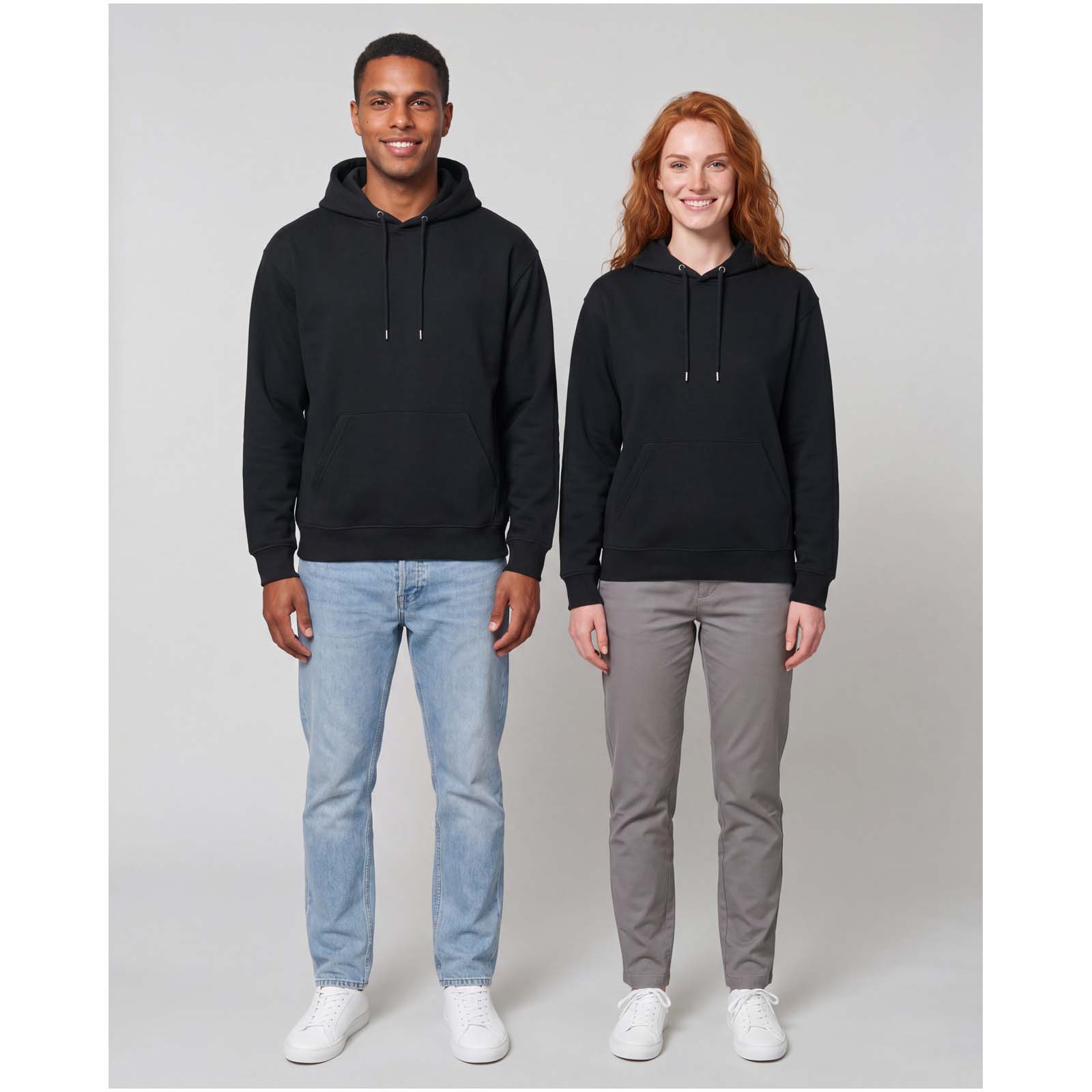 Boris Oversize Kapuzenpullover aus recycelter 280 g/m2 Bio Baumwolle (OCS), unisex