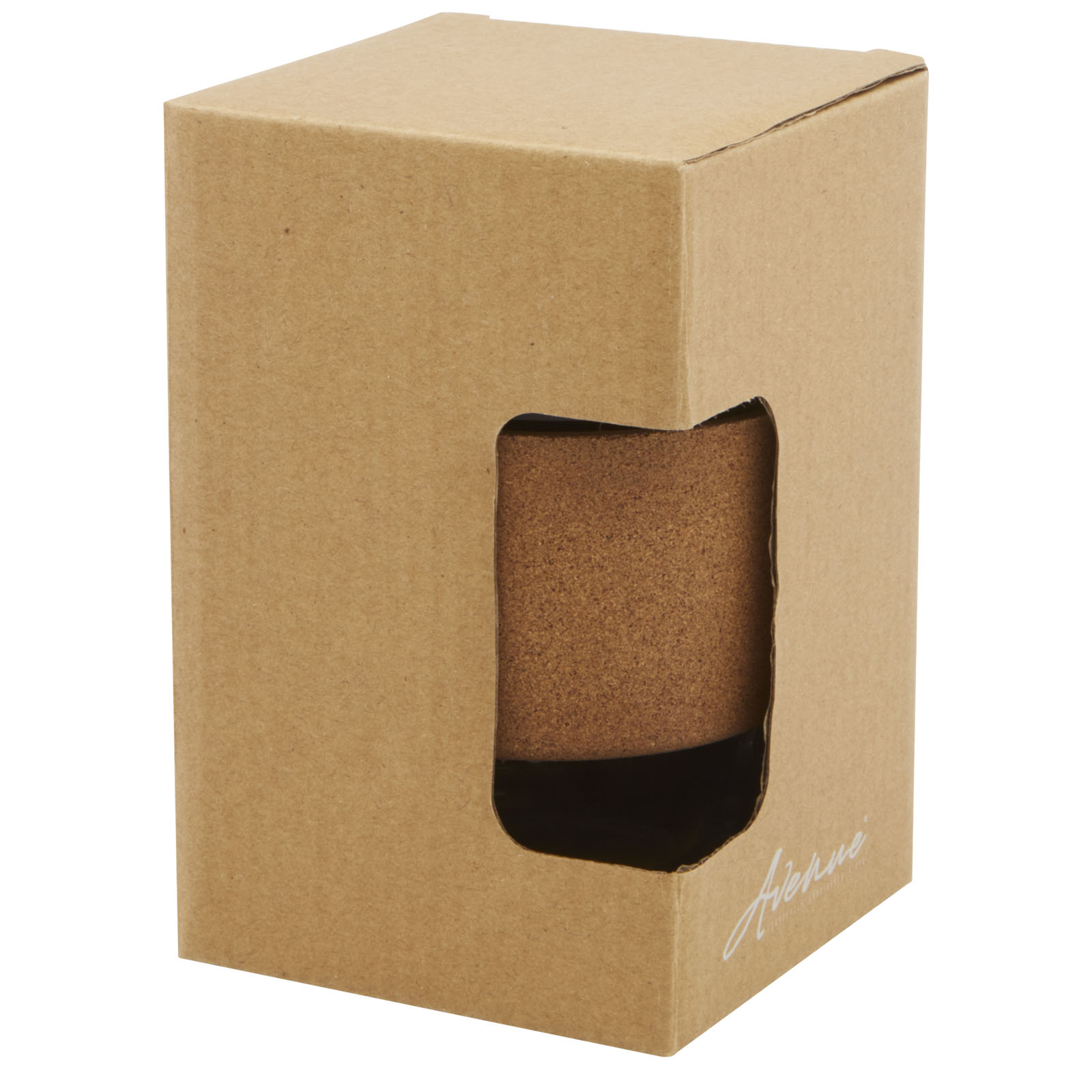 Lidan 360 ml Becher aus Borosilikatglas mit Korkgriff und Silikondeckel