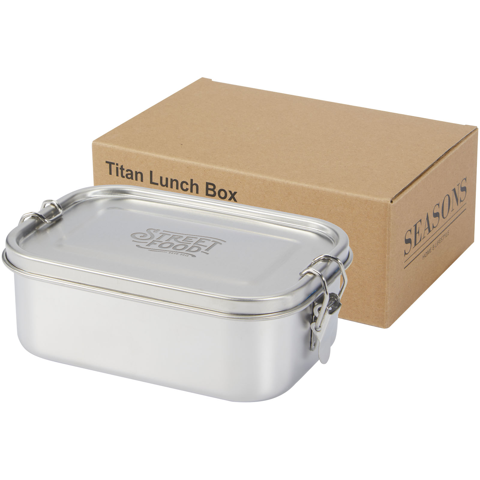 Titan 750 ml Lunchbox aus recyceltem Edelstahl