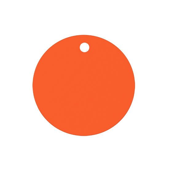 Einkaufswagenchip in 1€ Größe mit Loch