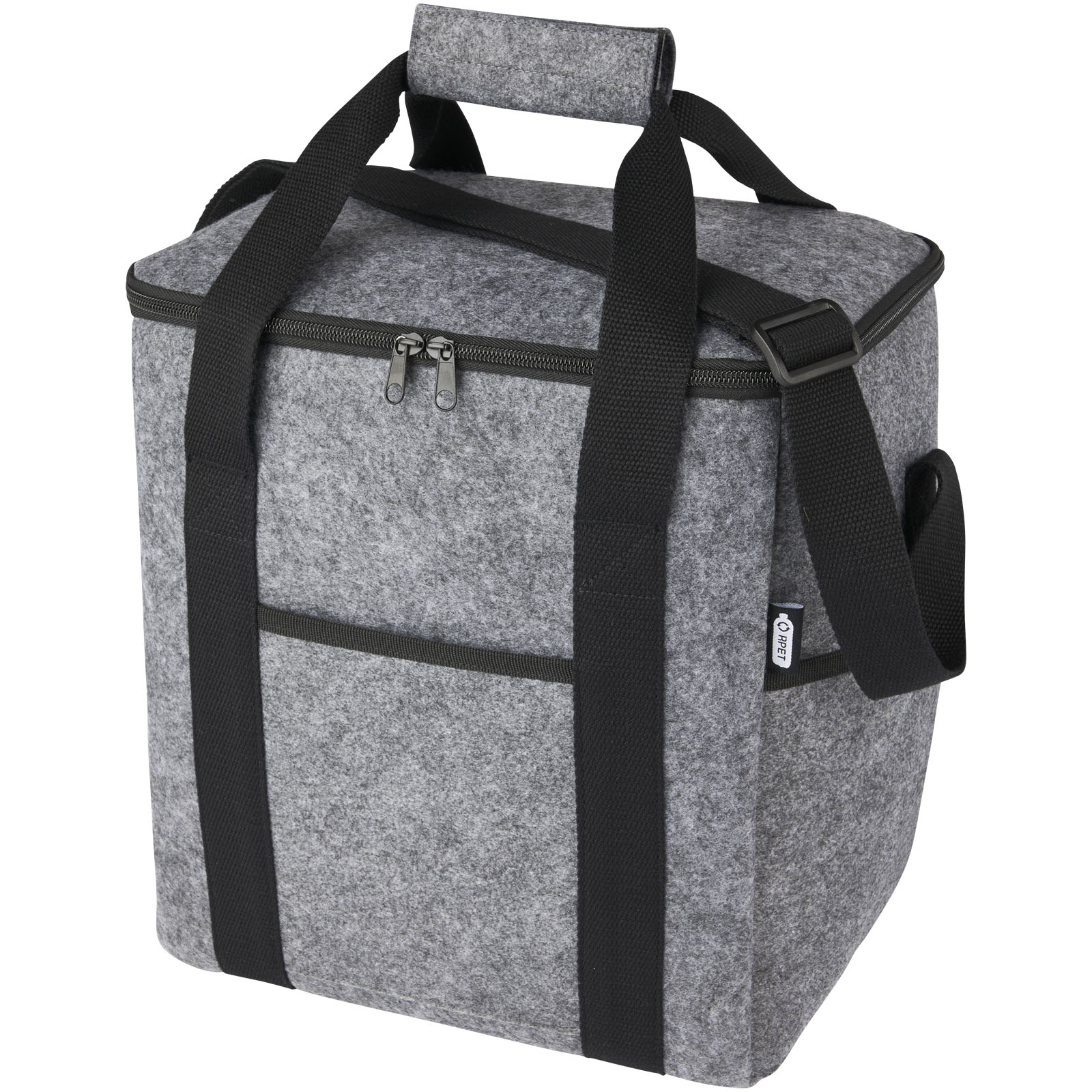 Felta Kühltasche aus GRS-recyceltem Filz 21 L Felta Kühltasche aus GRS-recyceltem Filz 21 L