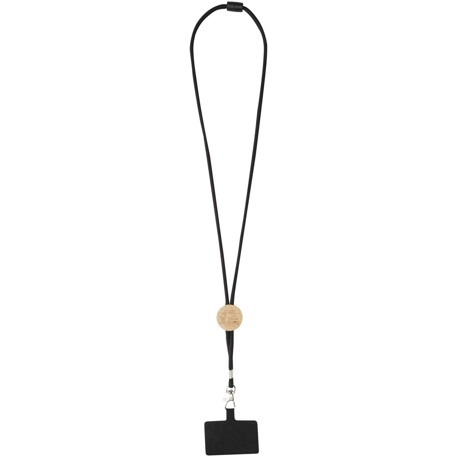 Adhab Smartphone Lanyard mit Bambusdetails