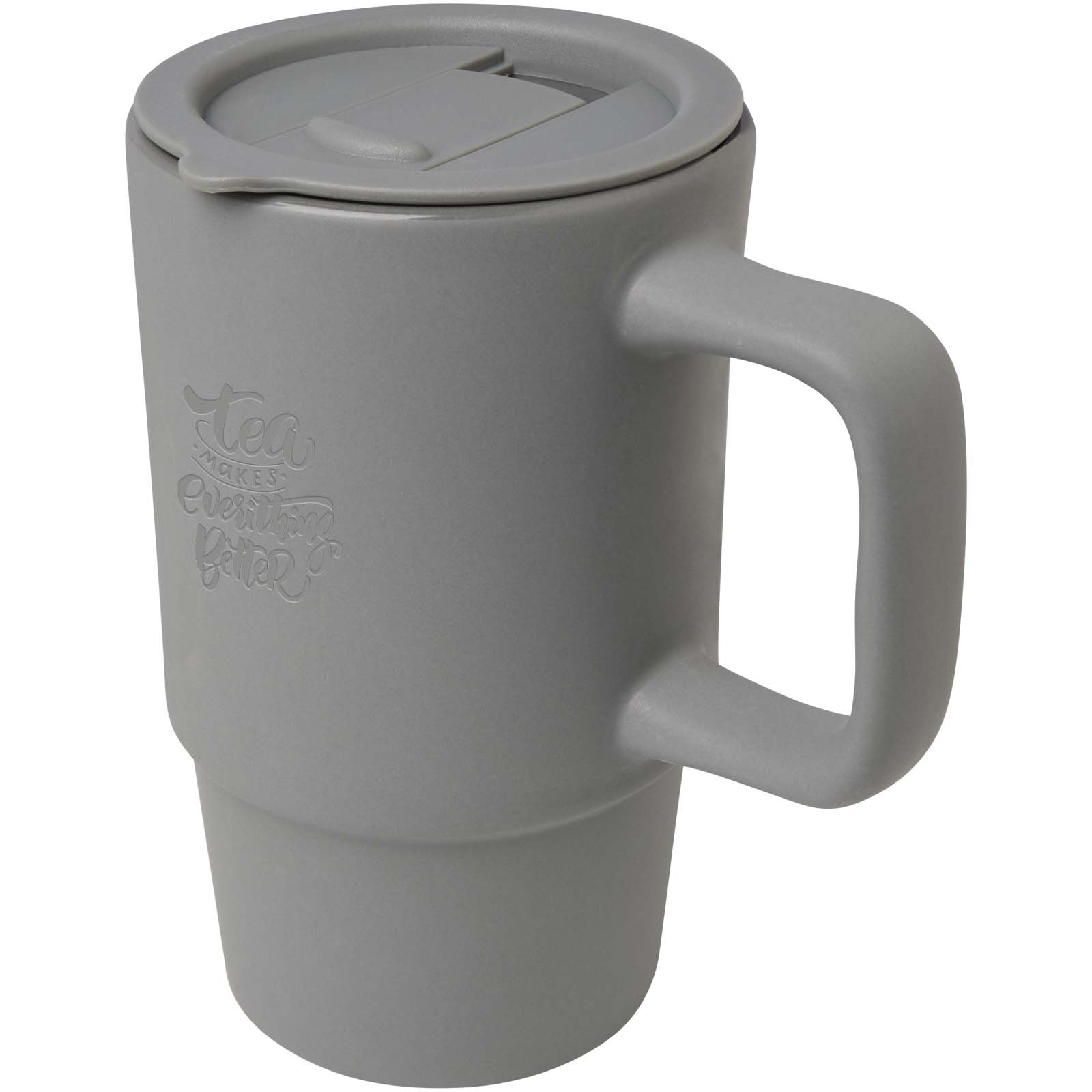 Carter 450 ml Keramiktasse mit Kunststoffdeckel