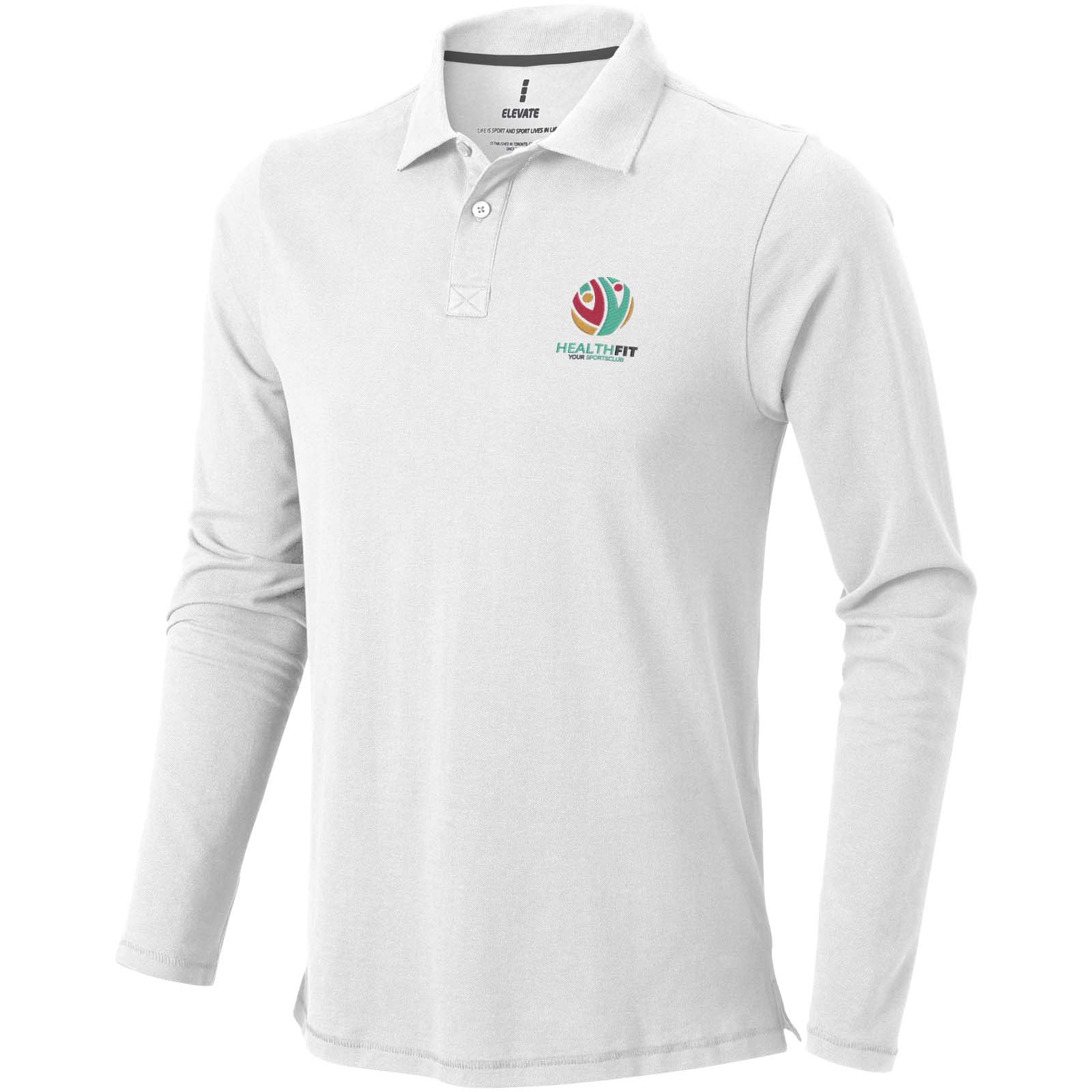 Calgary Langarm Poloshirt für Herren
