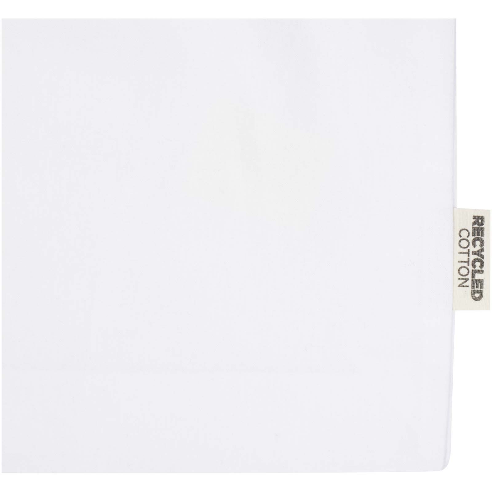 Madras 140 g/m² Baumwoll Tragetasche mit Seitenfalten aus GRS recycelter Baumwolle 12L