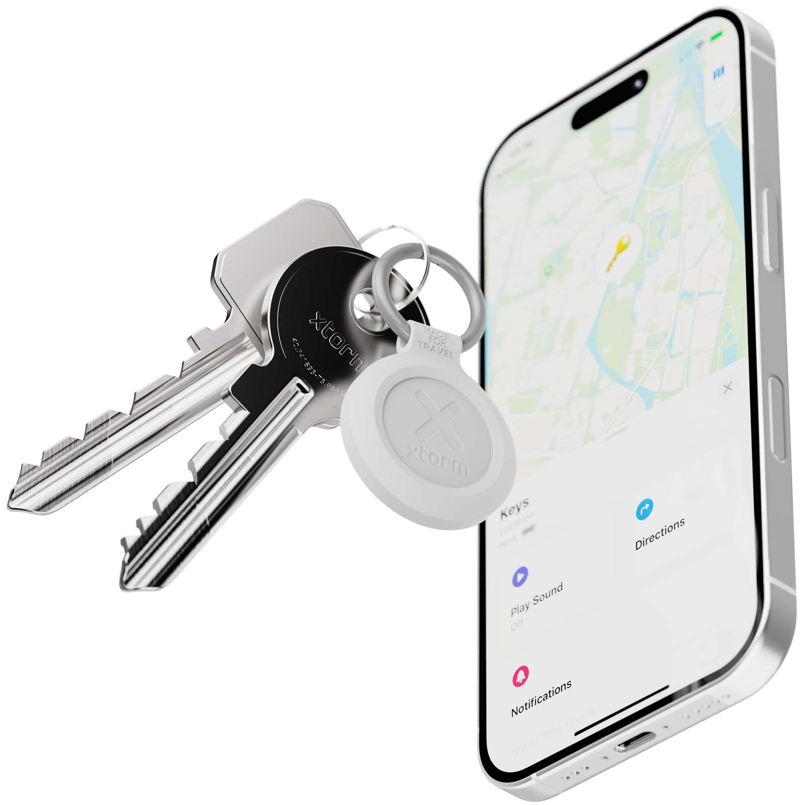 Xtorm XTAG2GA wasserfeste Reise-Smart-Tags, 3er Set