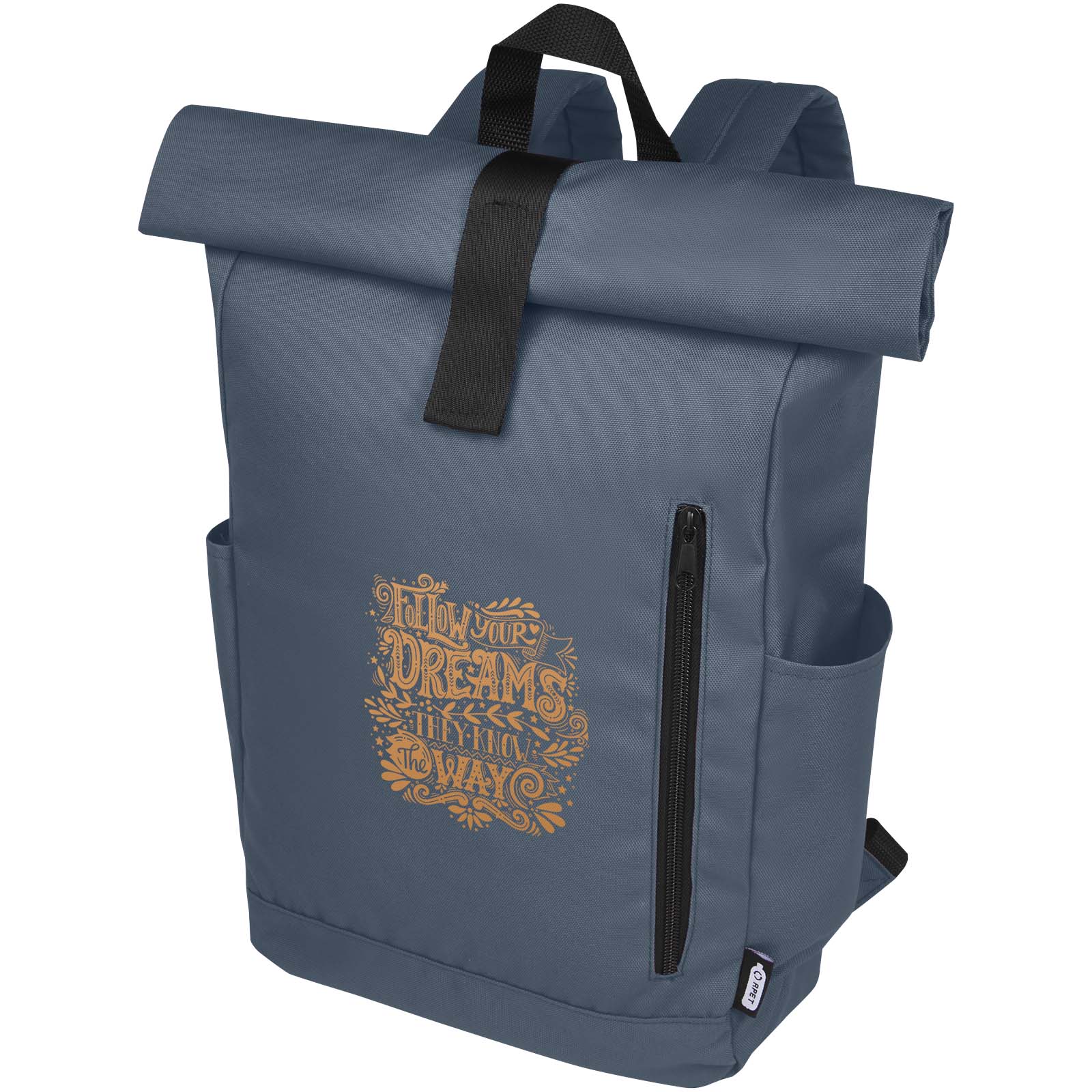 Byron 15,6" GRS RPET Roll-Top Rucksack 18 L