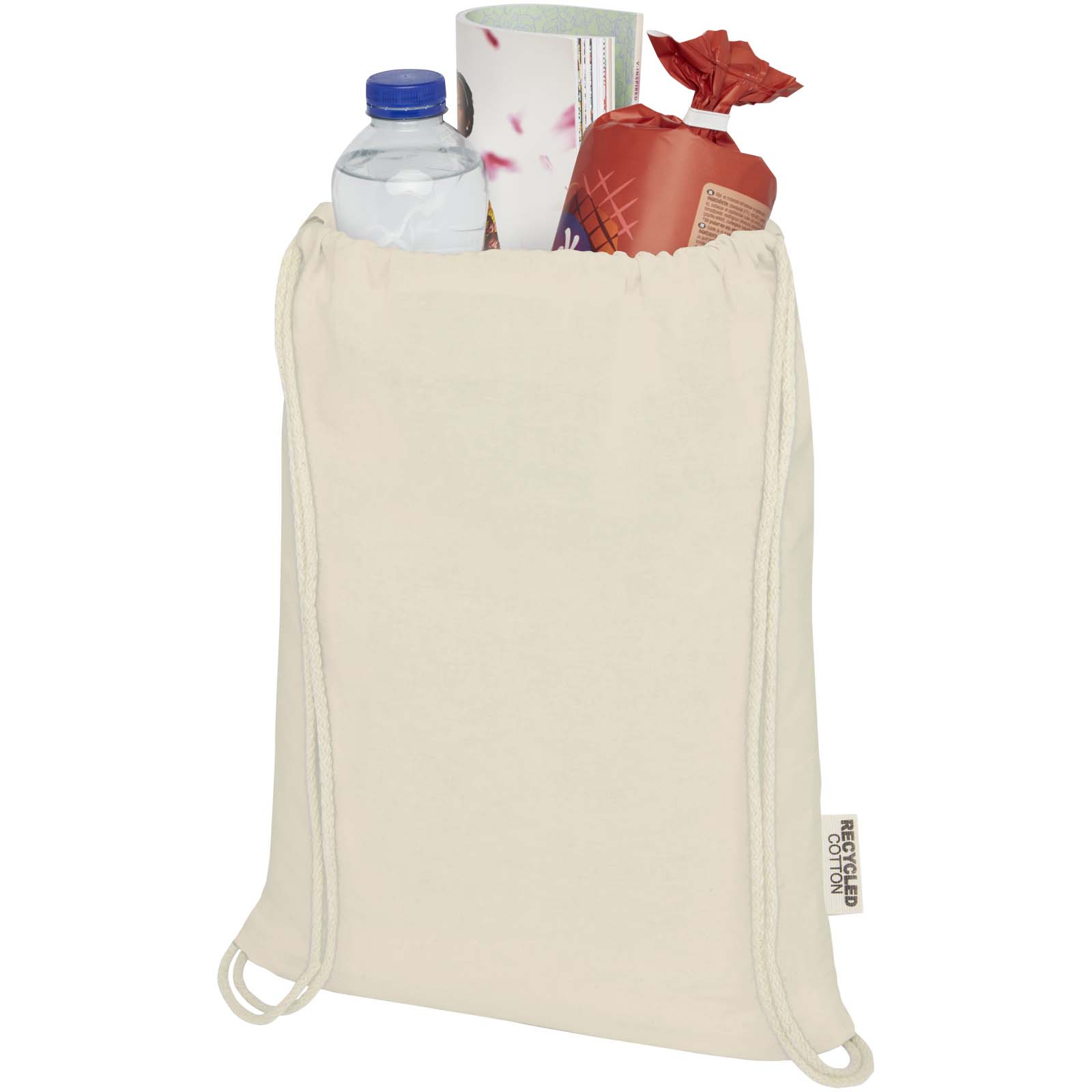 Oregon 140 g/m² Turnbeutel aus GRS recycelter Baumwolle