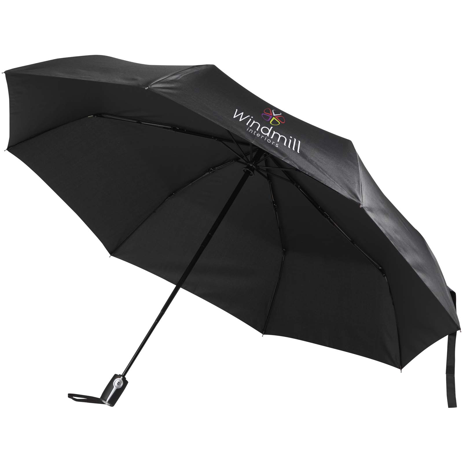 Gale 27" faltbarer RPET-Regenschirm mit automatischer Öffnungs- und Schließfunktion