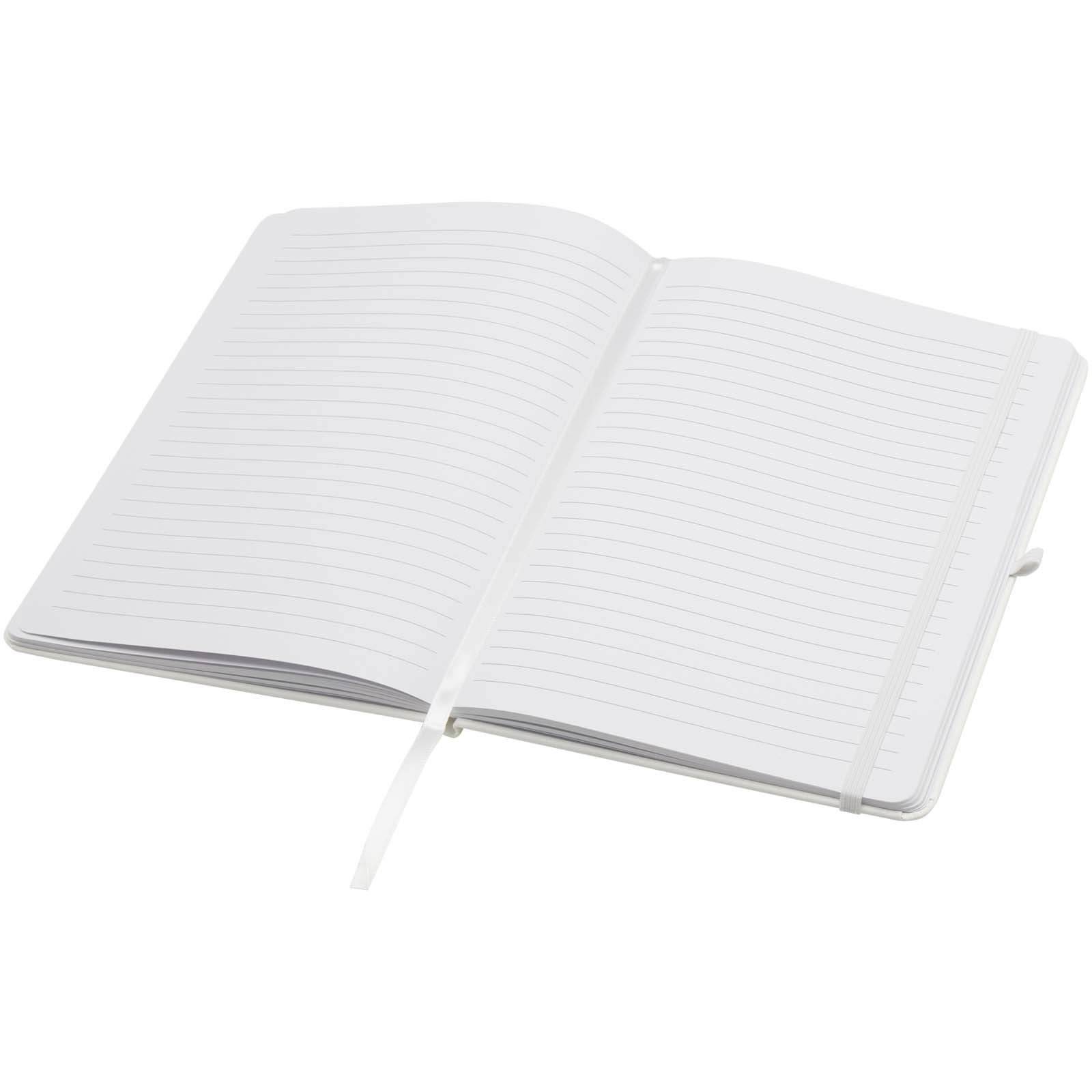 Teak A5 Hardcover Notizbuch, liniert, aus recyceltem Material