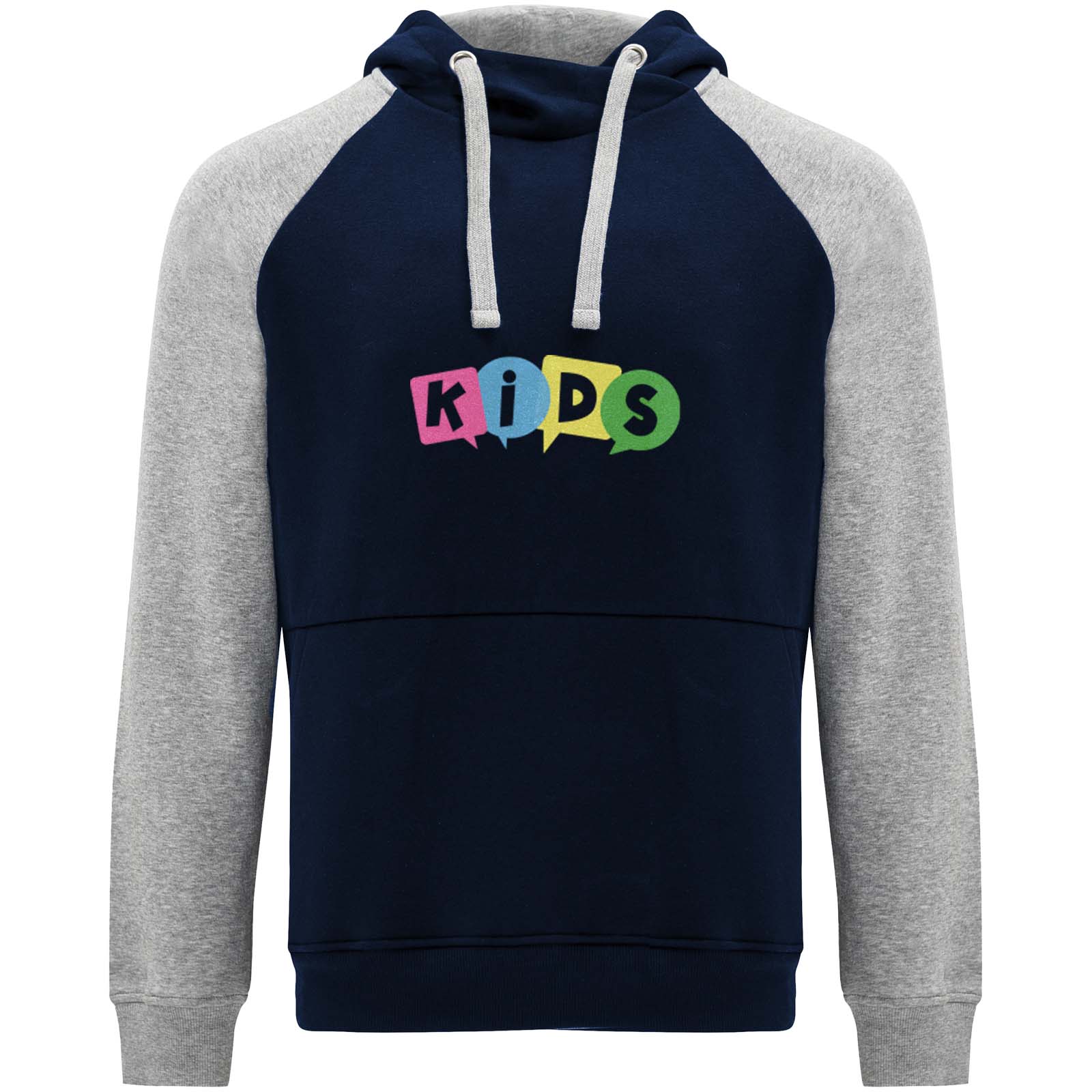 Badet 280 g/m² zweifarbiger Kapuzenpullover für Kinder