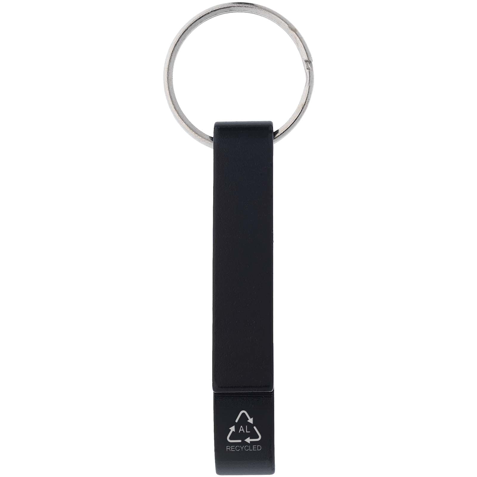 Tao Schlüsselanhänger mit Flaschen- und Dosenöffner aus recyceltem RCS Aluminium