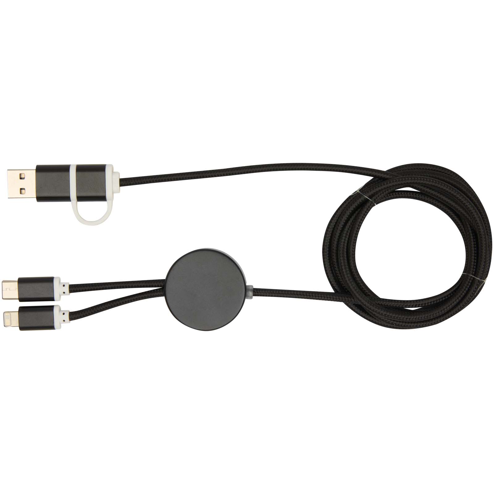Alasia 150 cm 5-in-1 Kabel aus recyceltem Kunststoff für Datenübertragung und 27W Schnellladung