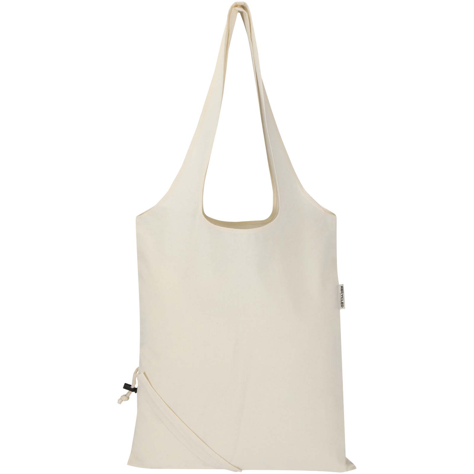 Madras Blend 140 g/m², GRS-zertifizierte, faltbare Baumwoll Tragetasche, 7 l
