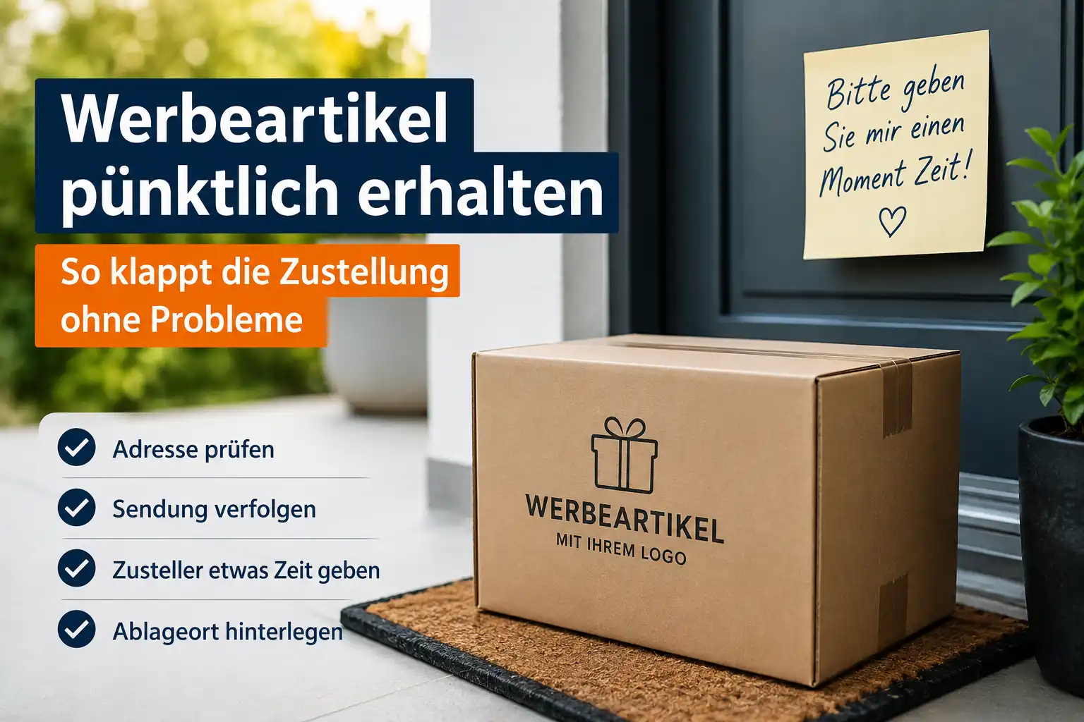 Werbeartikel pünktlich erhalten: So klappt die Zustellung ohne Probleme