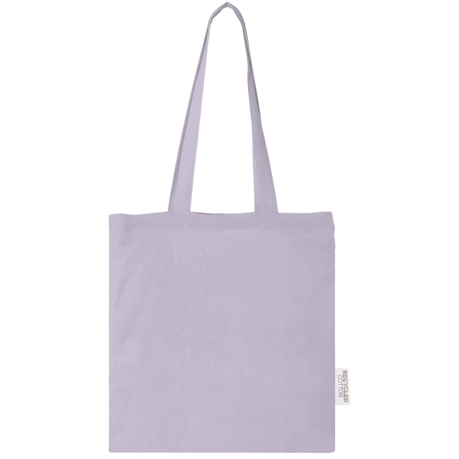 Madras 140 g/m² Baumwoll Tragetasche aus GRS recycelter Baumwolle, 7L