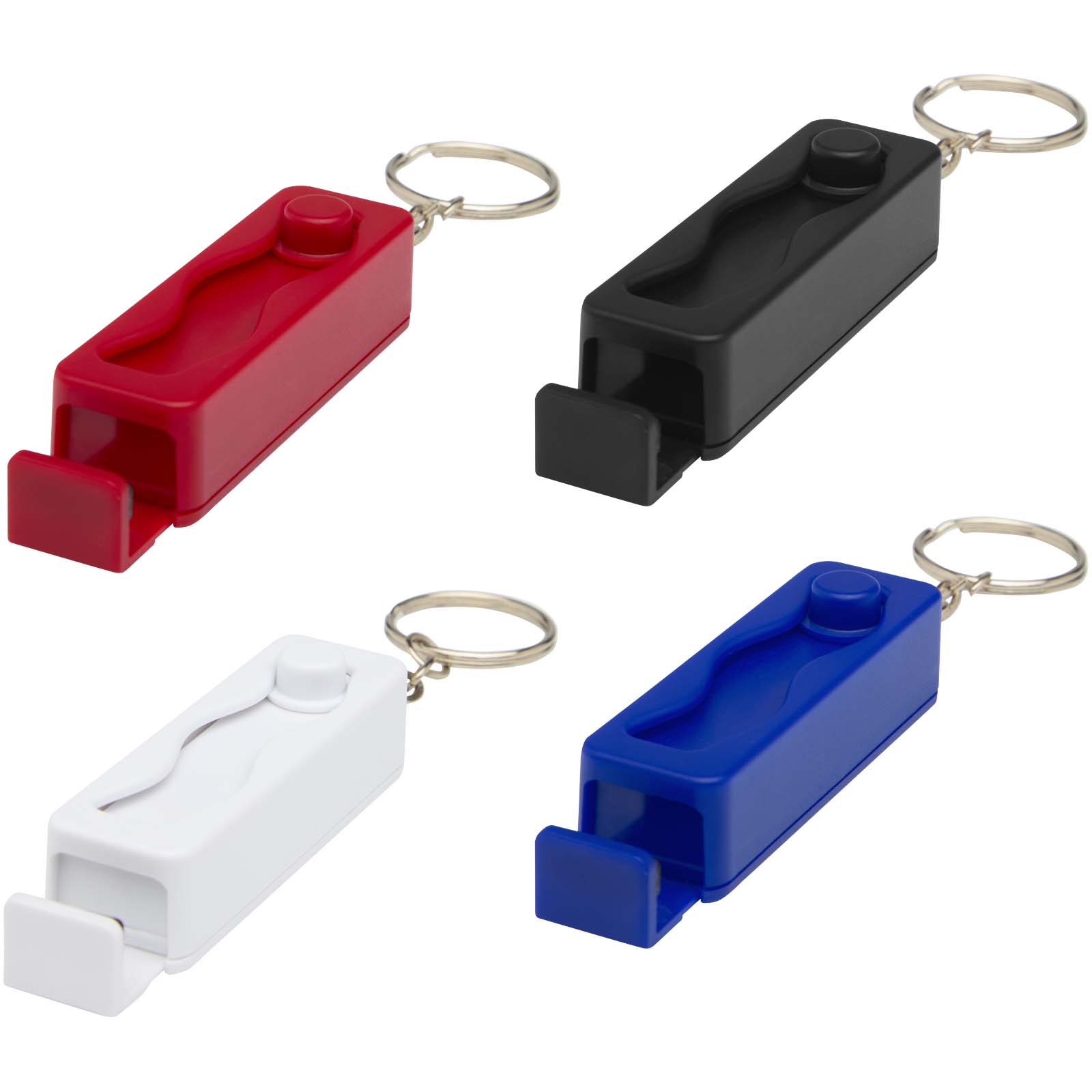 Aggia Telefonladestation aus recyceltem Kunststoff mit Fidget-Toy