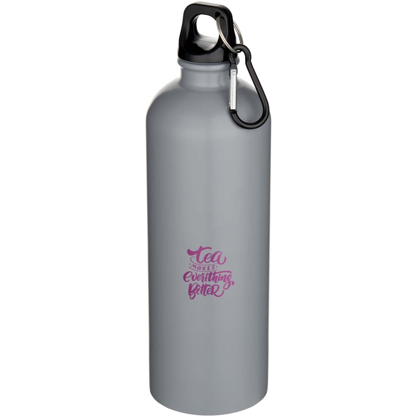 Oregon 750 ml matte RCS-zertifizierte, einwandige Trinkflasche aus recyceltem Edelstahl mit Karabinerhaken
