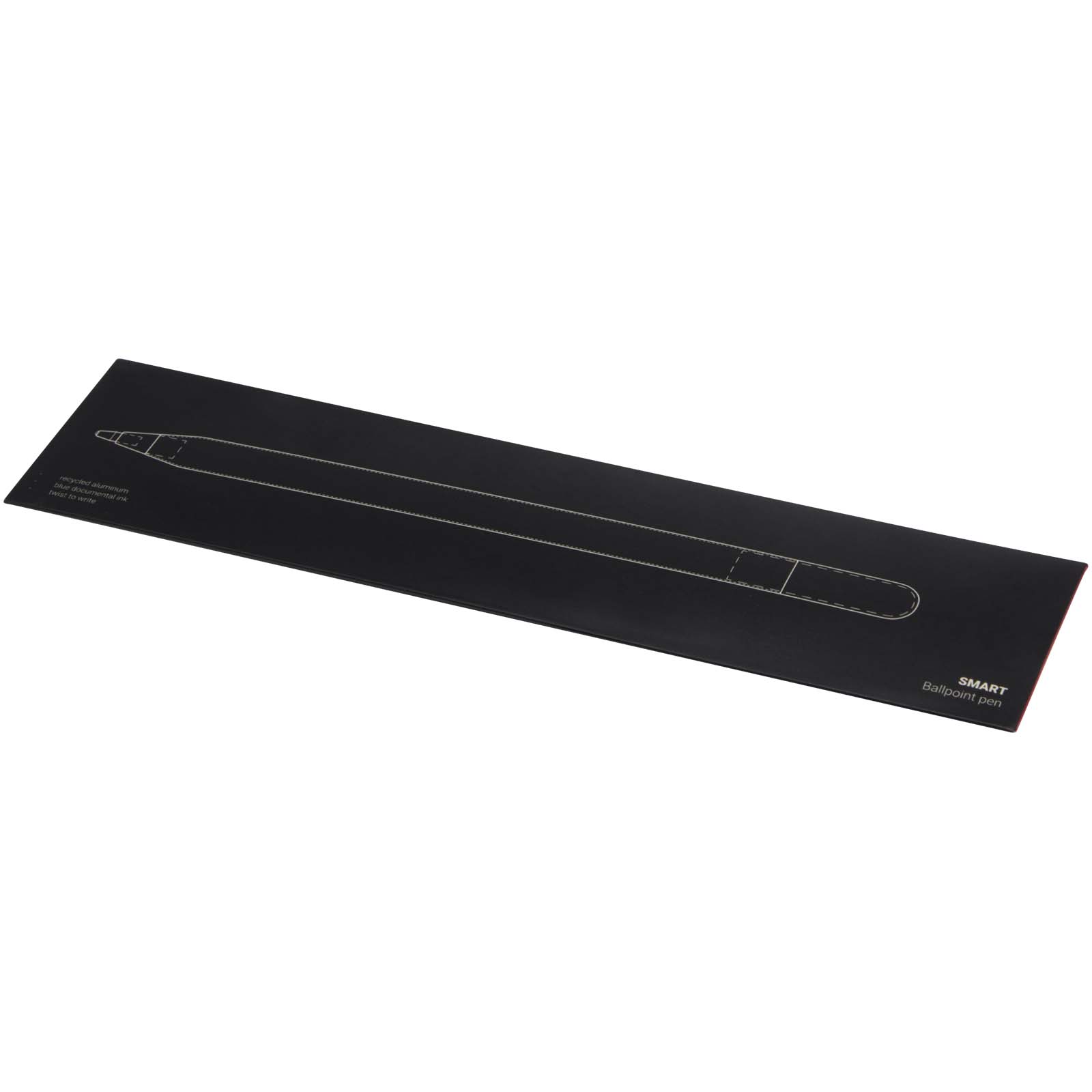 SMART Kugelschreiber aus recyceltem Aluminium (schwarze Tinte)