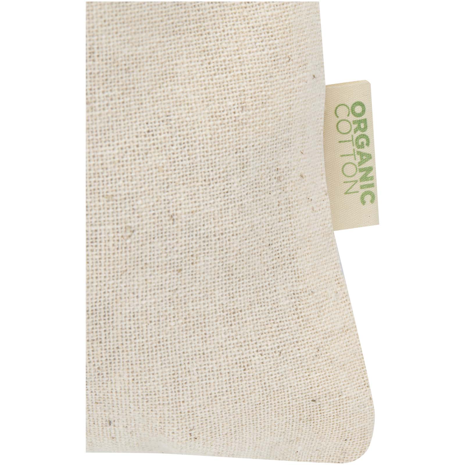 Odisha 140 g/m² OCS Bio Zuziehbeutel – 15 × 10 cm 